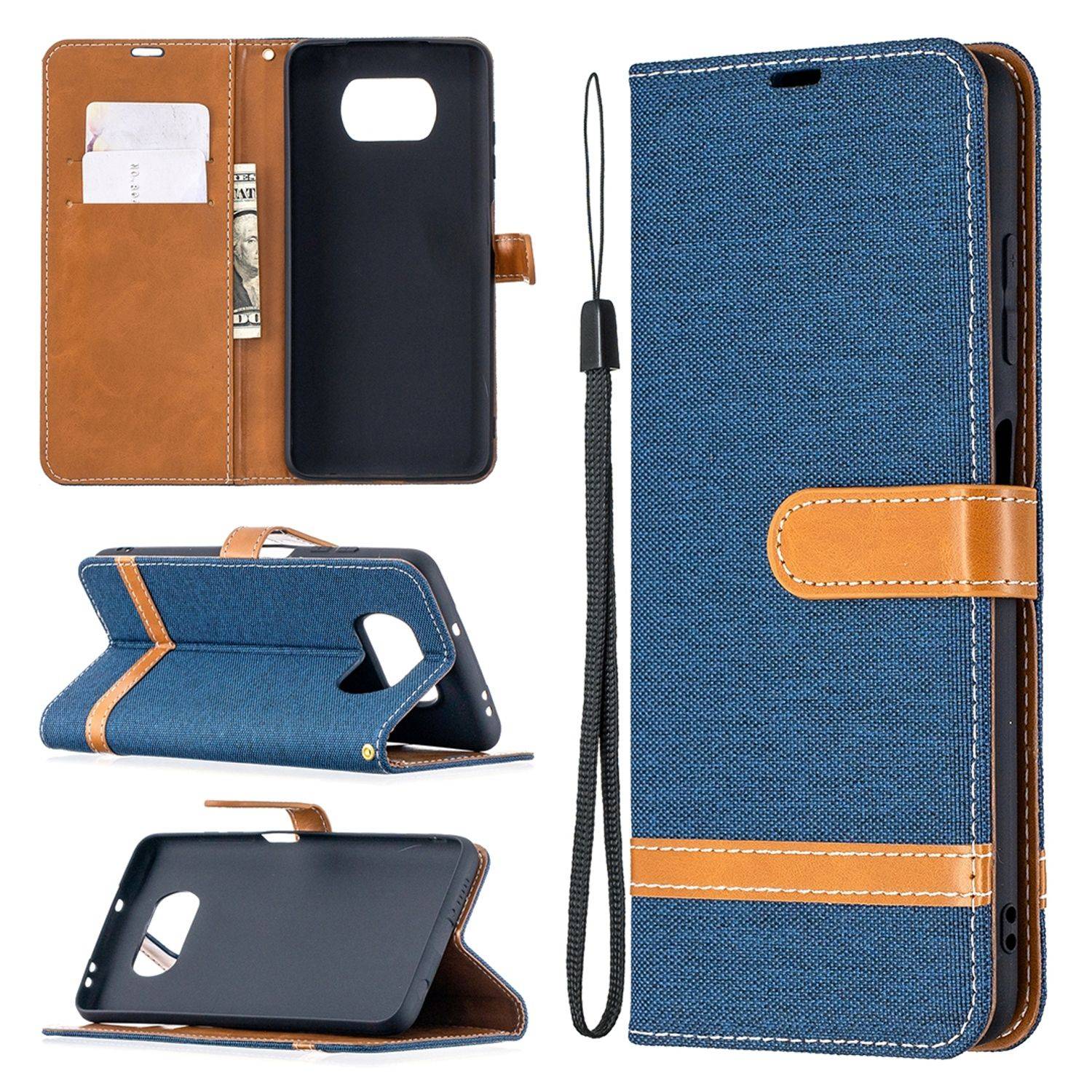 Xiaomi Poco X3 Schutzhülle Handyhülle Blau