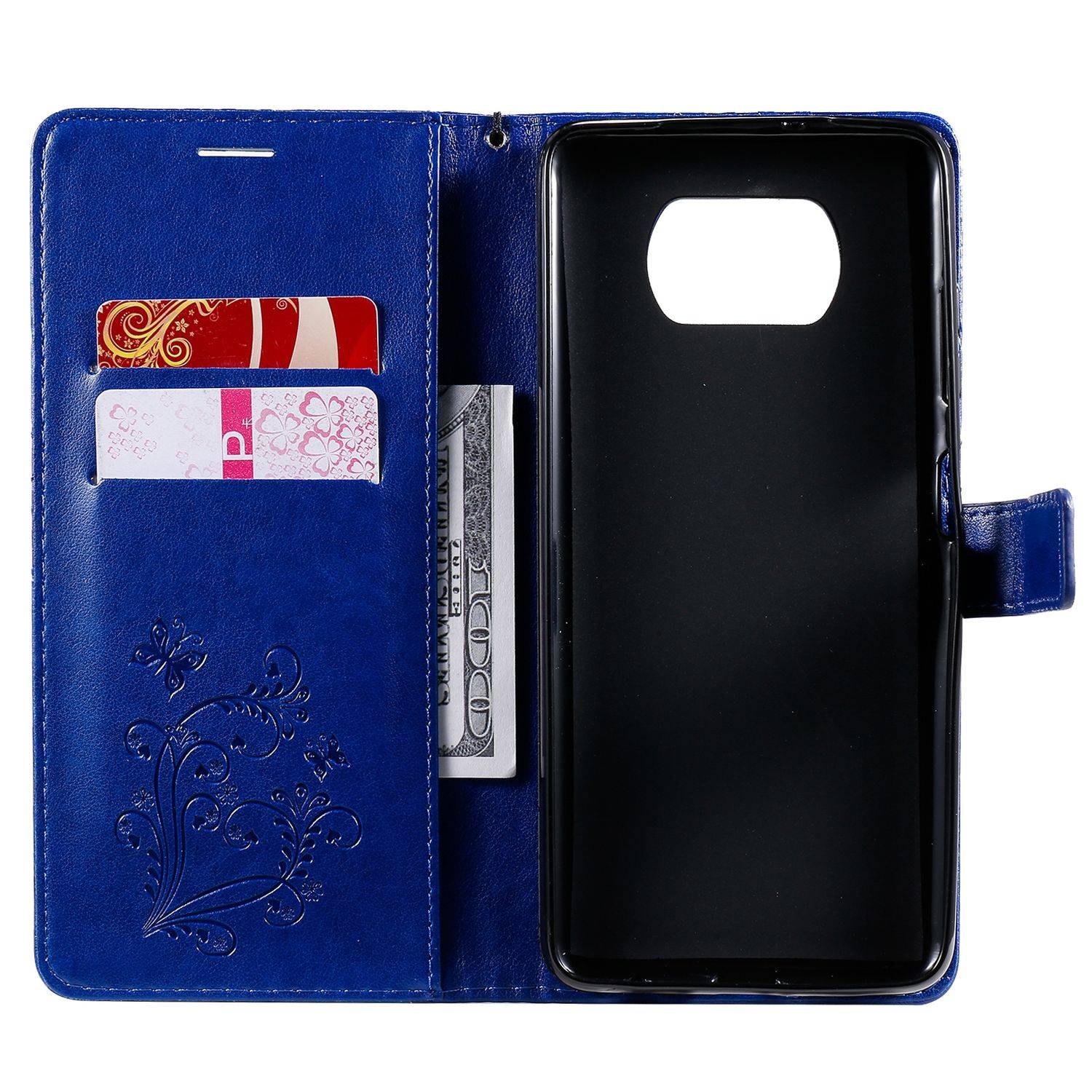 Xiaomi Poco X3 Schutzhülle Handyhülle Blau