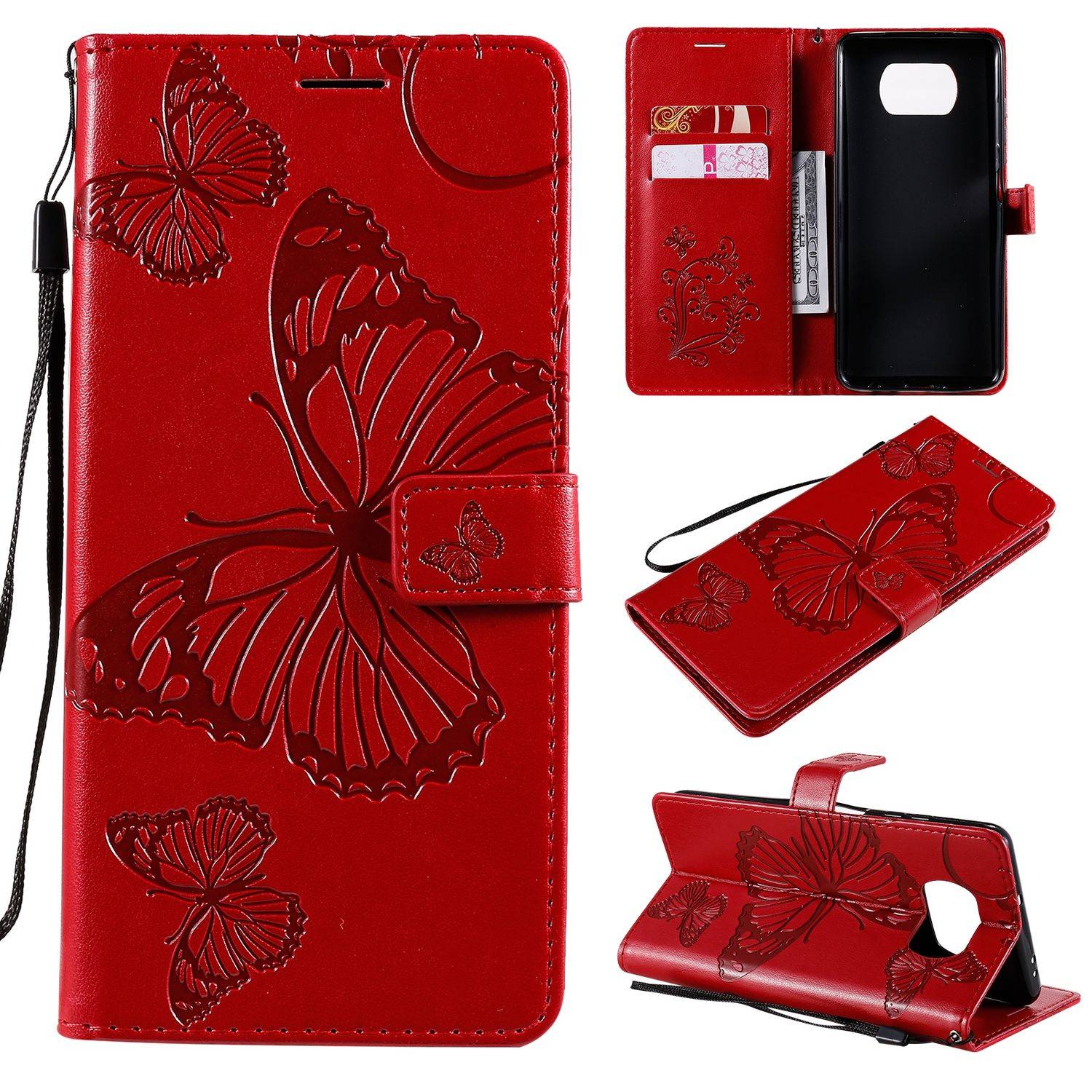 Xiaomi Poco X3 Schutzhülle Handyhülle Rot