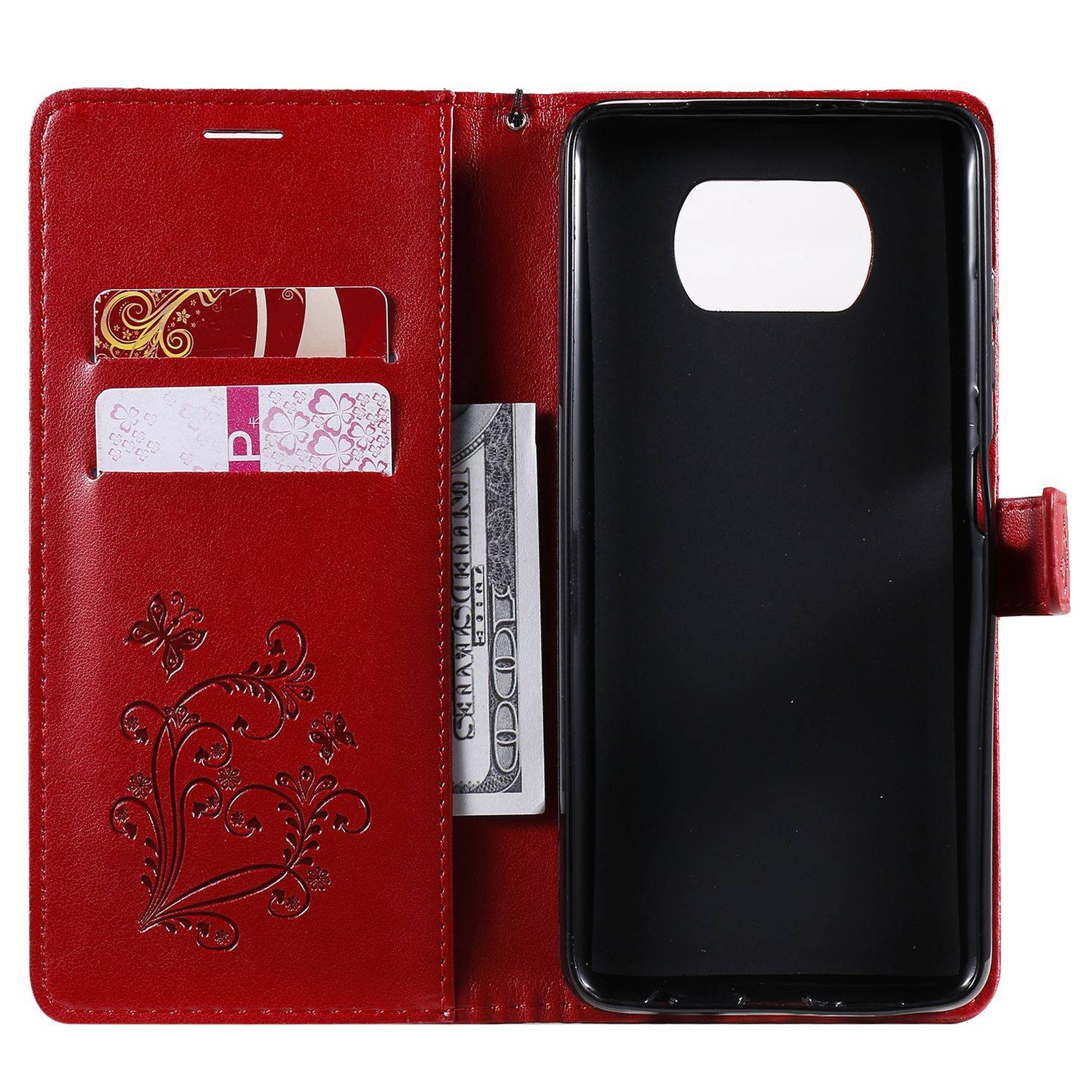 Xiaomi Poco X3 Schutzhülle Handyhülle Rot