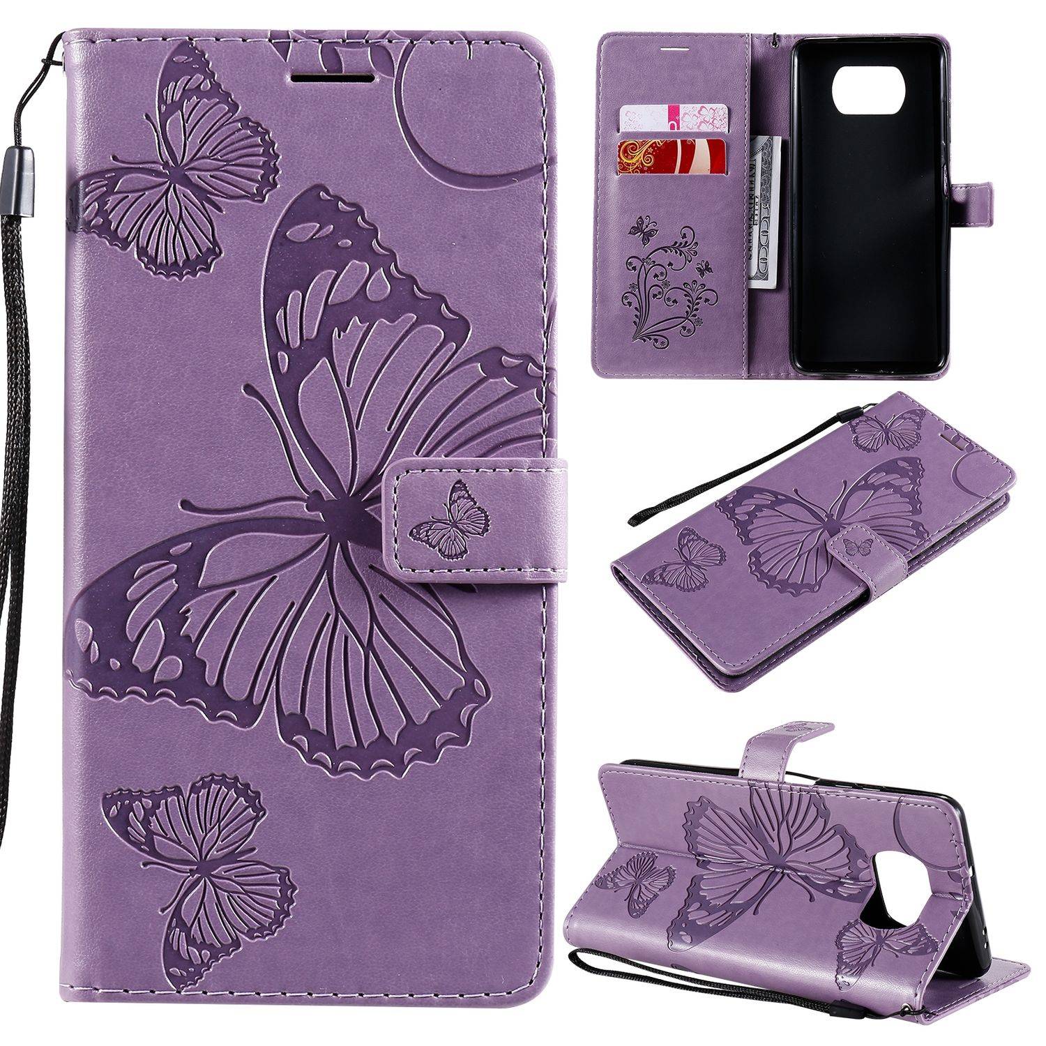 Xiaomi Poco X3 Schutzhülle Handyhülle Violett