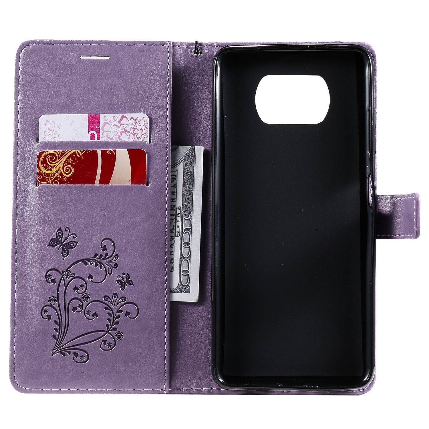 Xiaomi Poco X3 Schutzhülle Handyhülle Violett