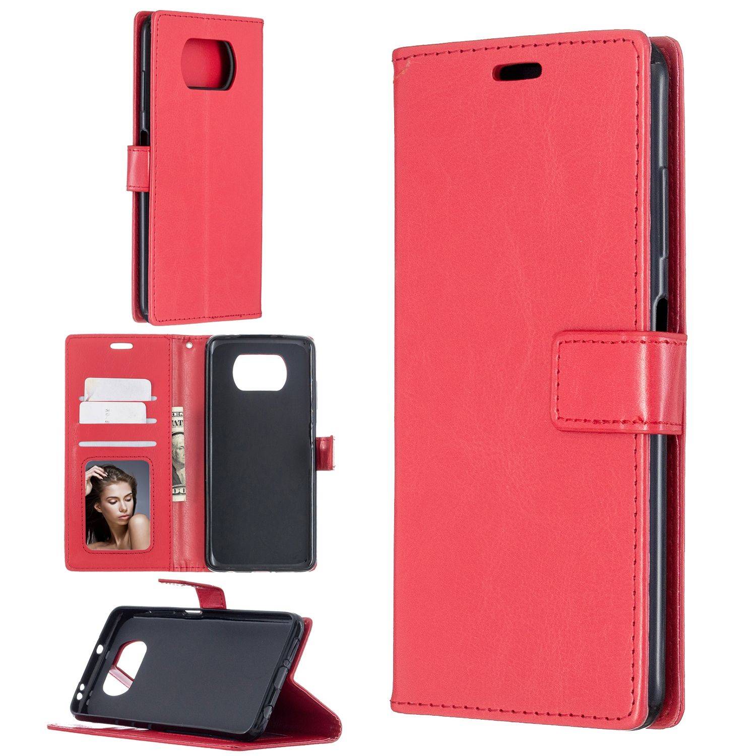 Xiaomi Poco X3 Schutzhülle Handyhülle Rot