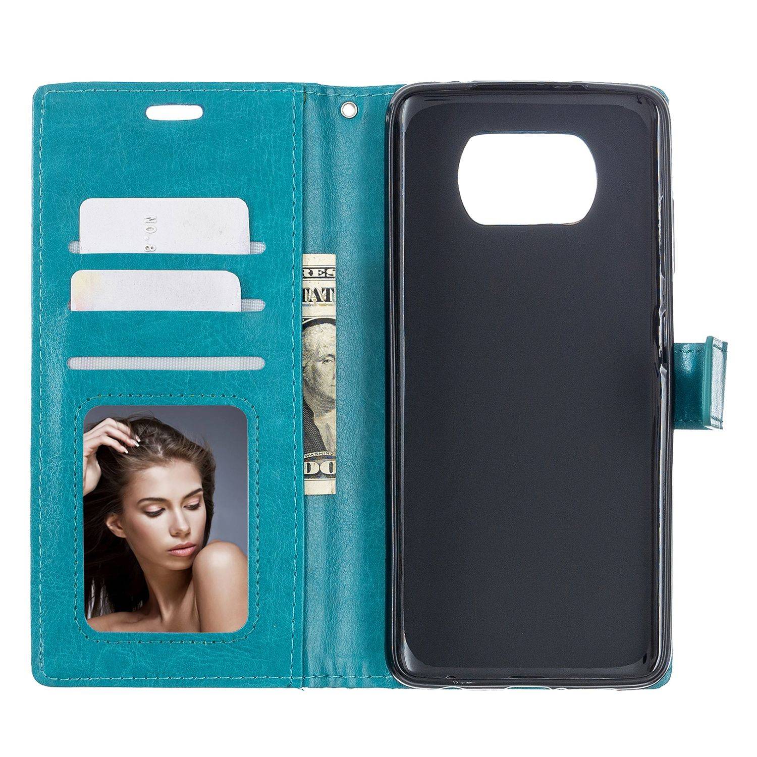 Xiaomi Poco X3 Schutzhülle Handyhülle Blau