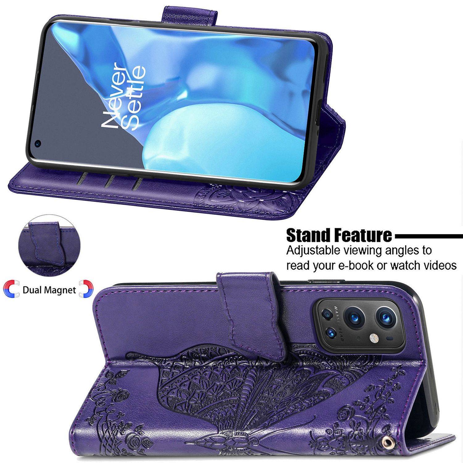 OnePlus 9 Pro Schutzhülle Handyhülle Violett