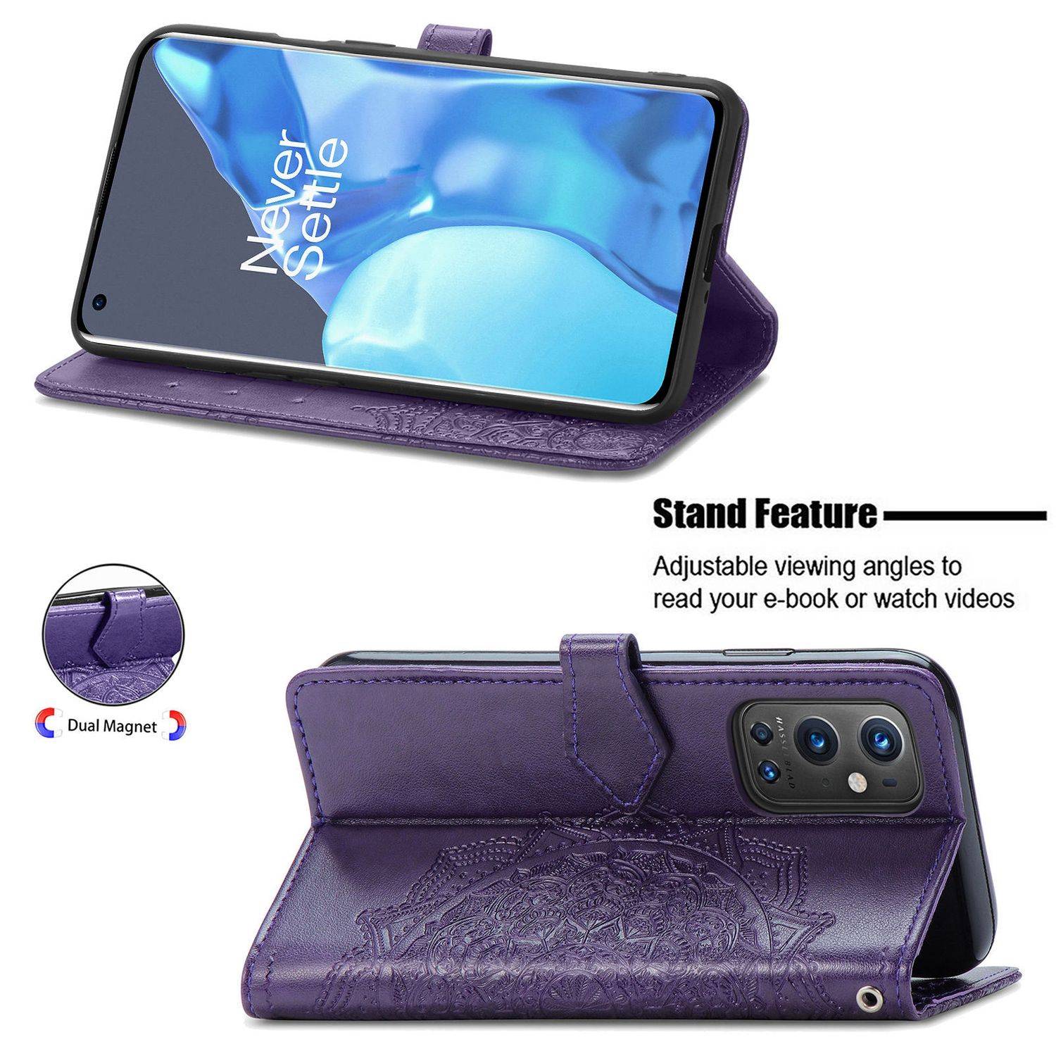 OnePlus 9 Pro Schutzhülle Handyhülle Violett
