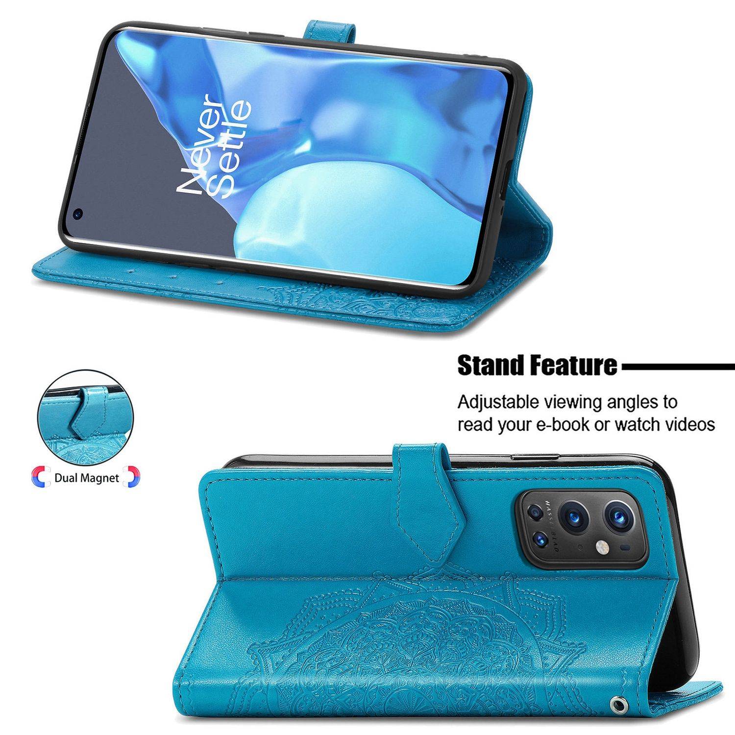 OnePlus 9 Pro Schutzhülle Handyhülle Blau
