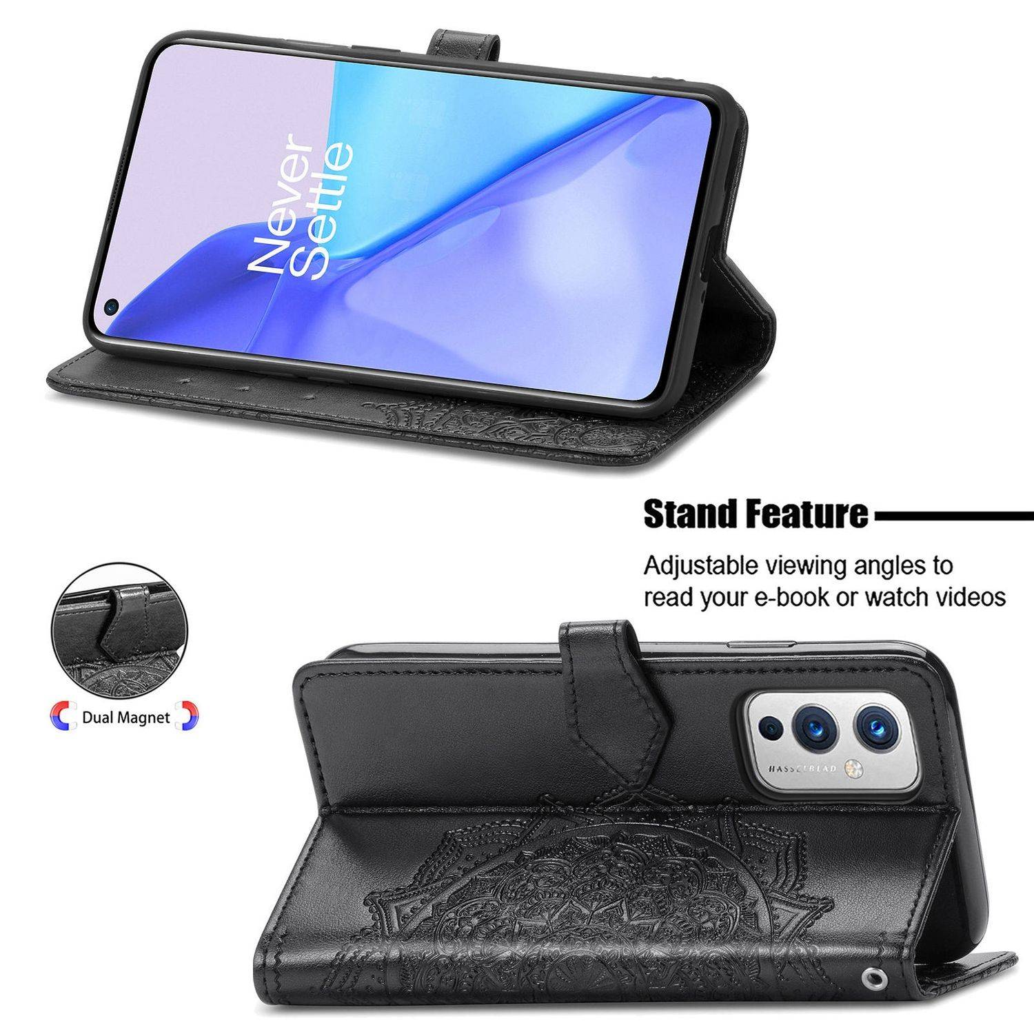 OnePlus 9 Schutzhülle Handyhülle Schwarz