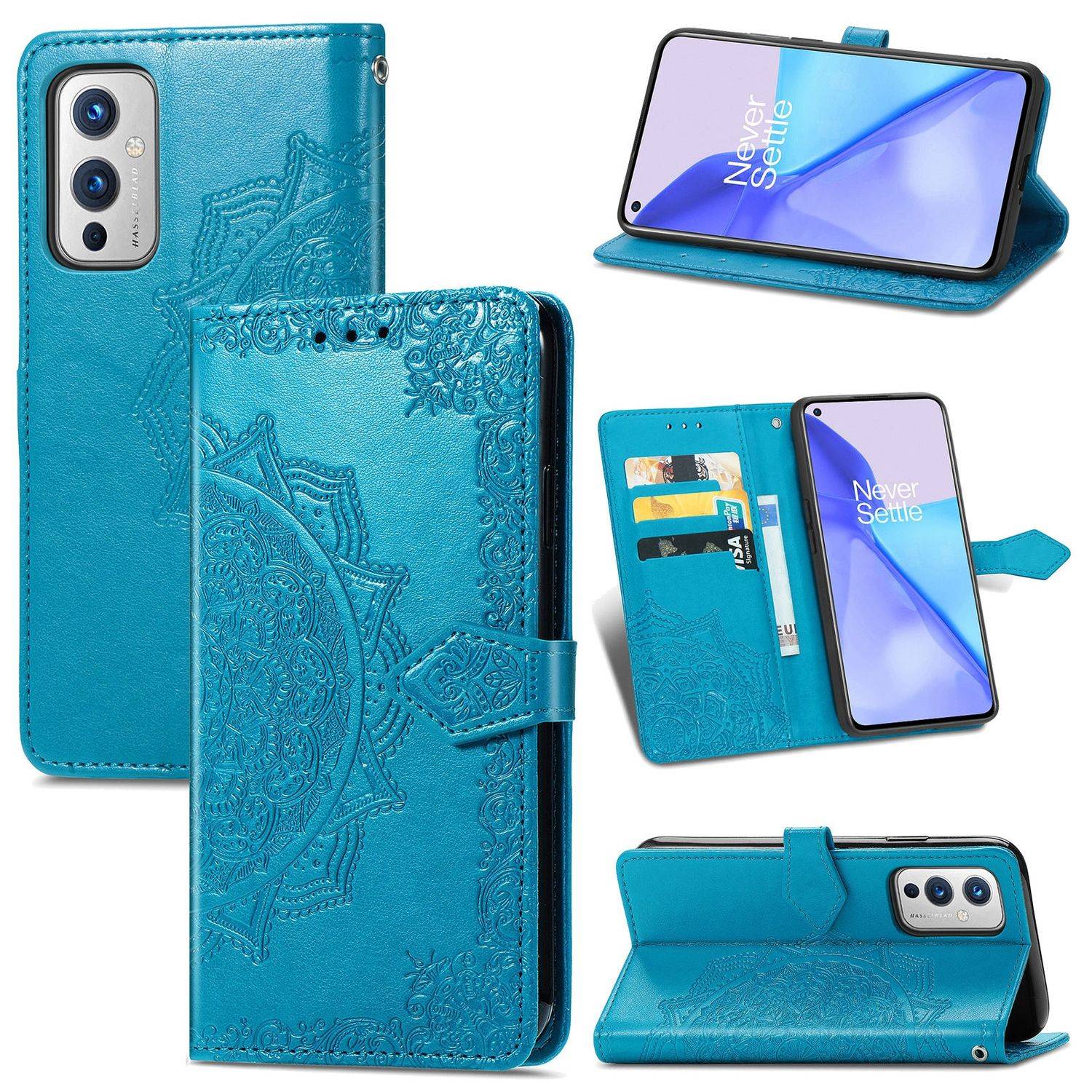 OnePlus 9 Schutzhülle Handyhülle Blau