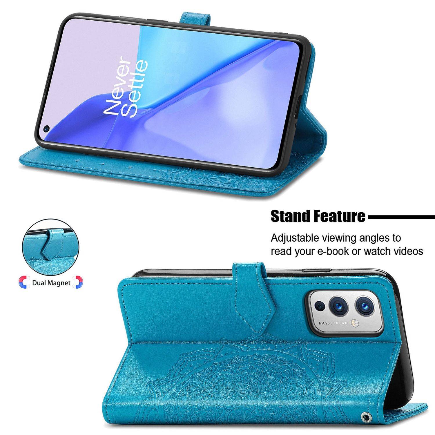 OnePlus 9 Schutzhülle Handyhülle Blau