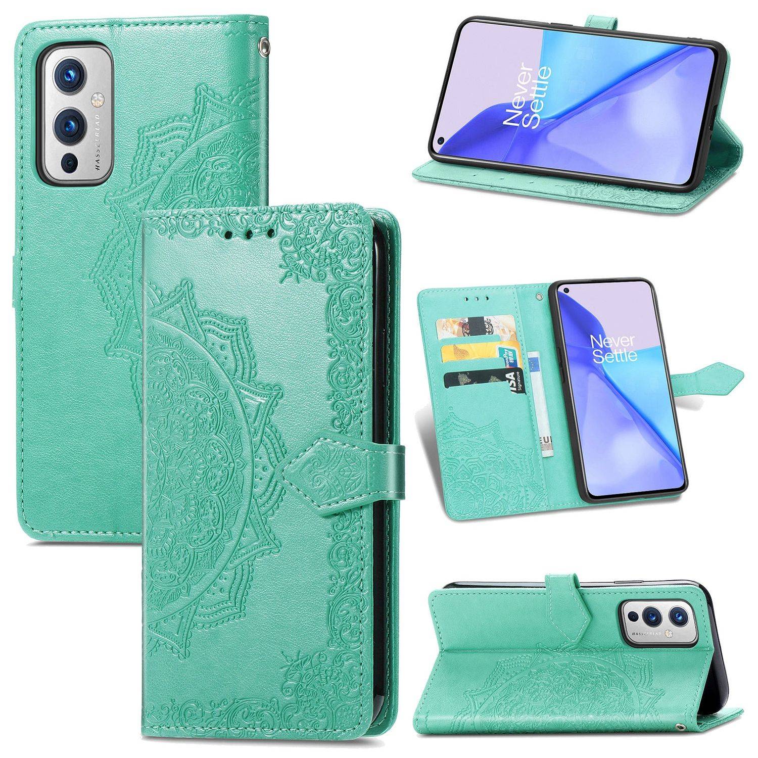 OnePlus 9 Schutzhülle Handyhülle Grün