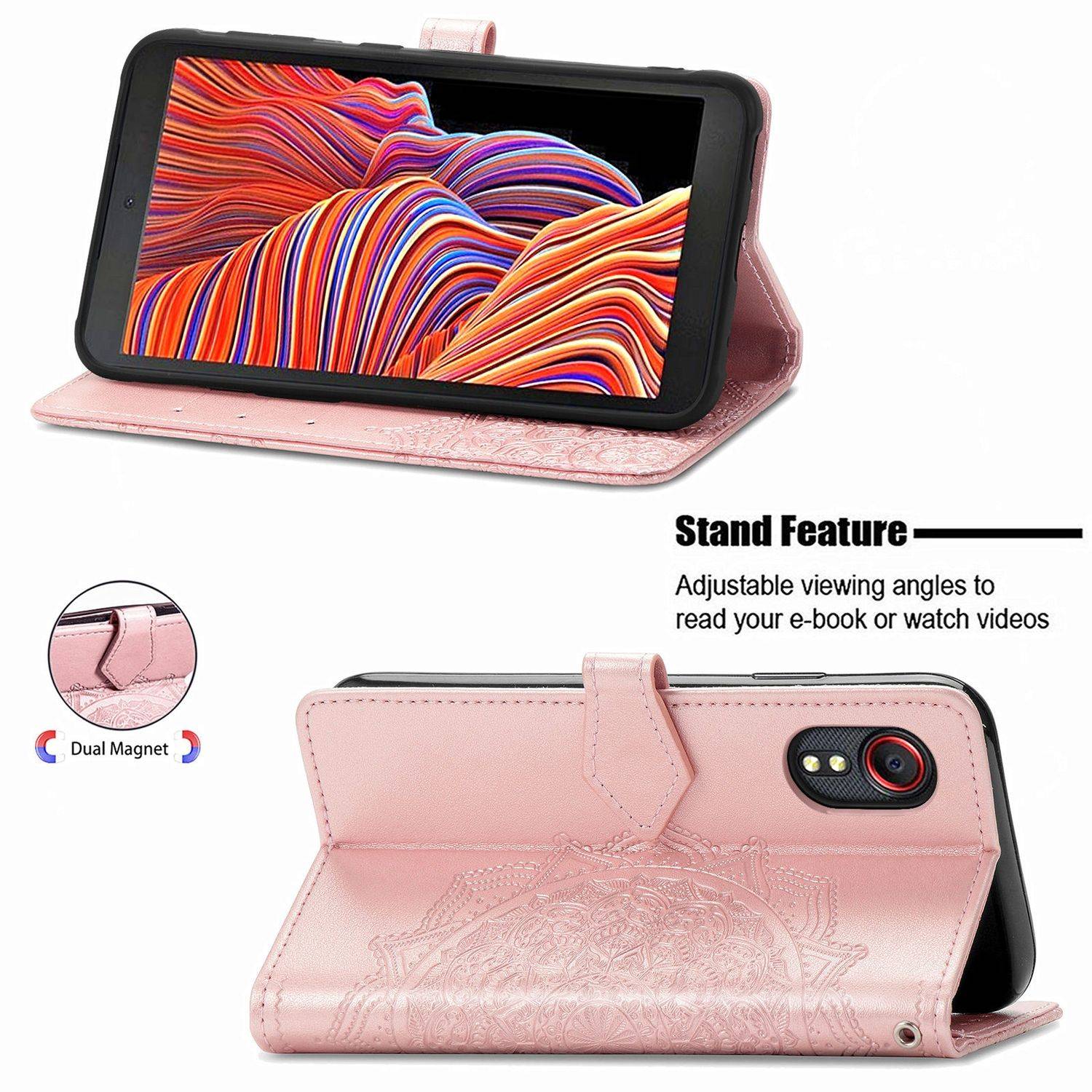 Samsung Galaxy Xcover 5 / 5s Schutzhülle Handyhülle Rosa