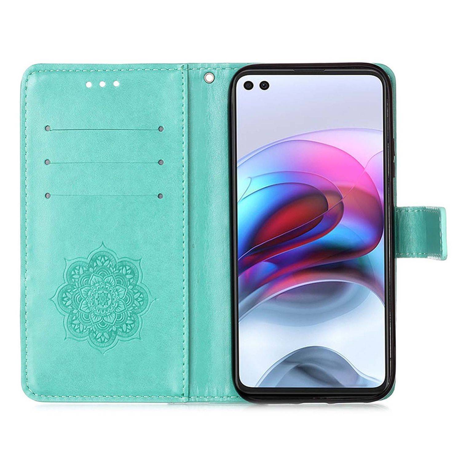 Motorola Moto G100 Schutzhülle Handyhülle Grün