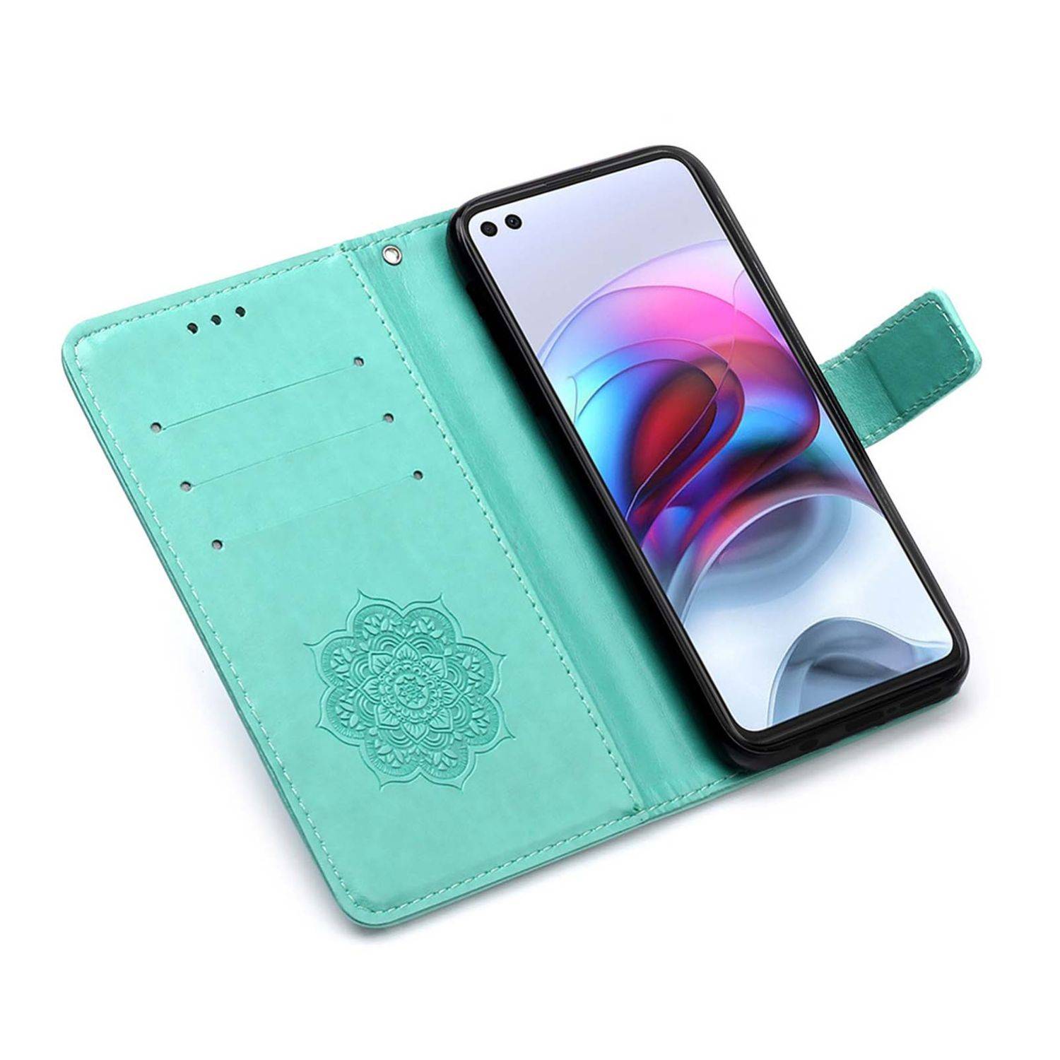 Motorola Moto G100 Schutzhülle Handyhülle Grün