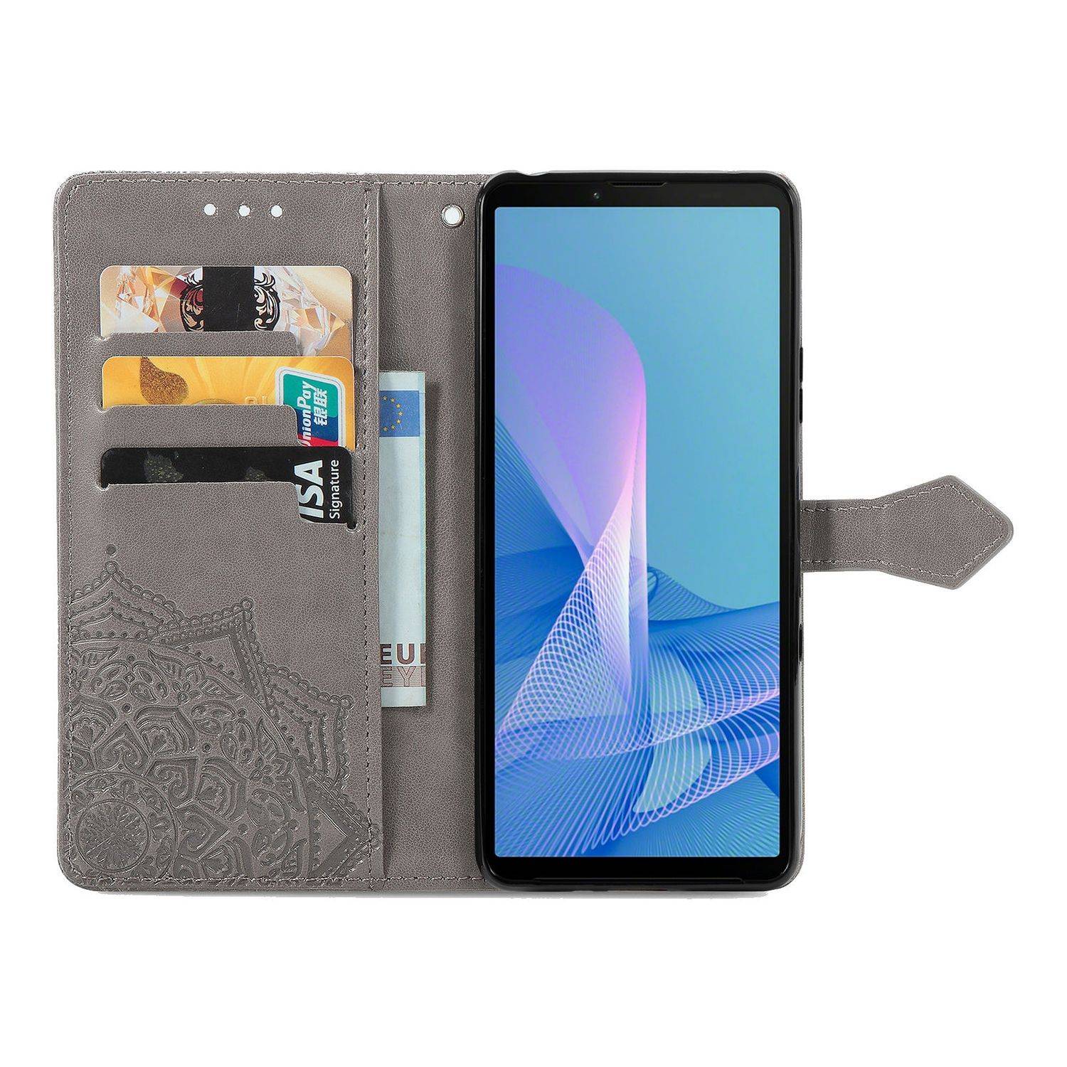 Sony Xperia 10 III Schutzhülle Handyhülle Grau