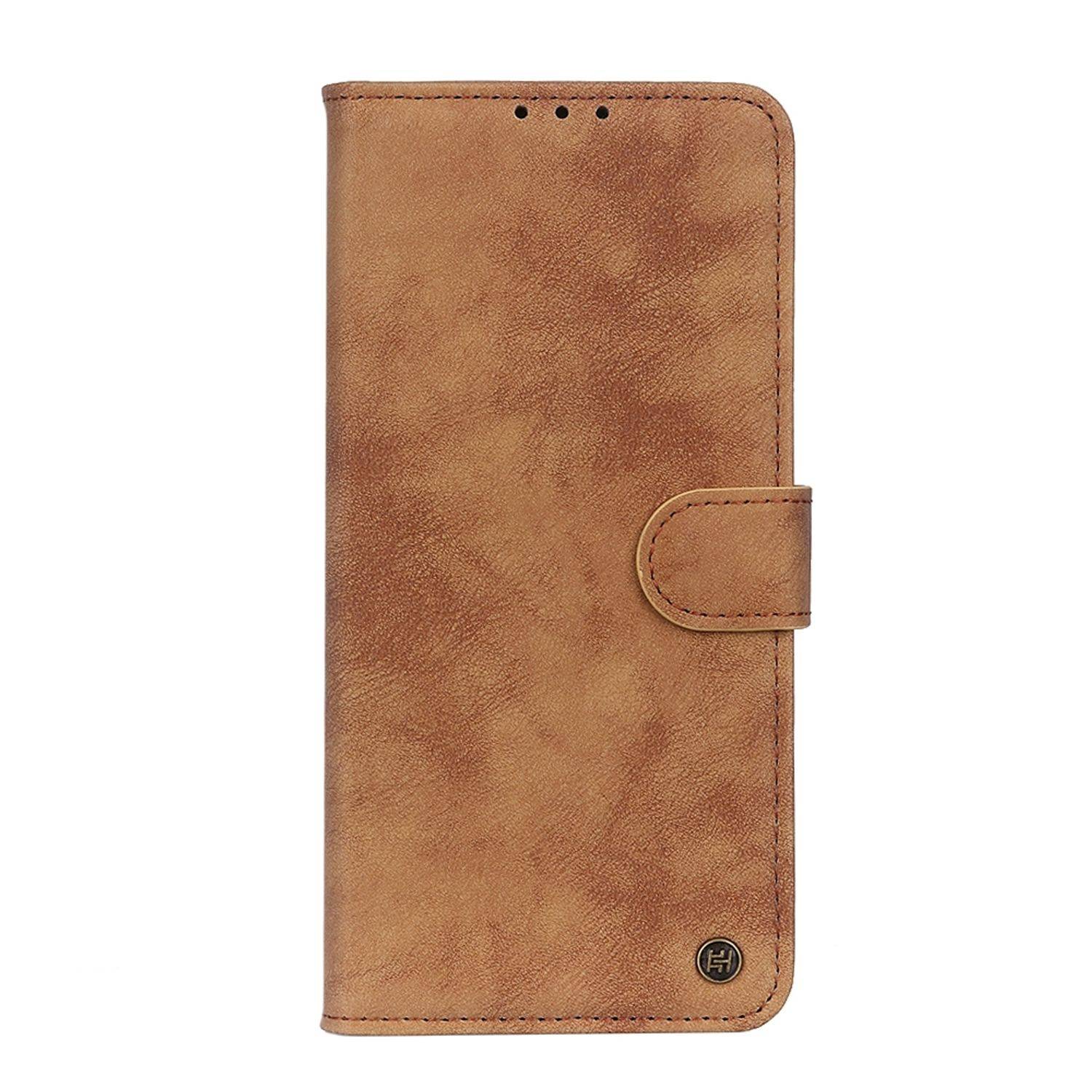Hülle kompatibel mit Sony Xperia 10 III Kunstleder Handyhülle - Handy Case Braun