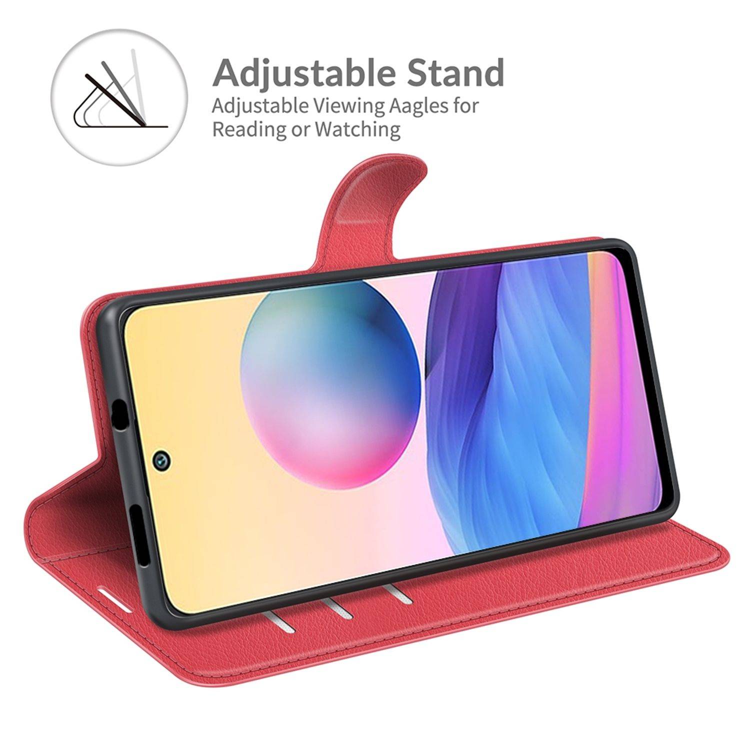 Xiaomi Redmi Note 10 5G Schutzhülle Handyhülle Rot