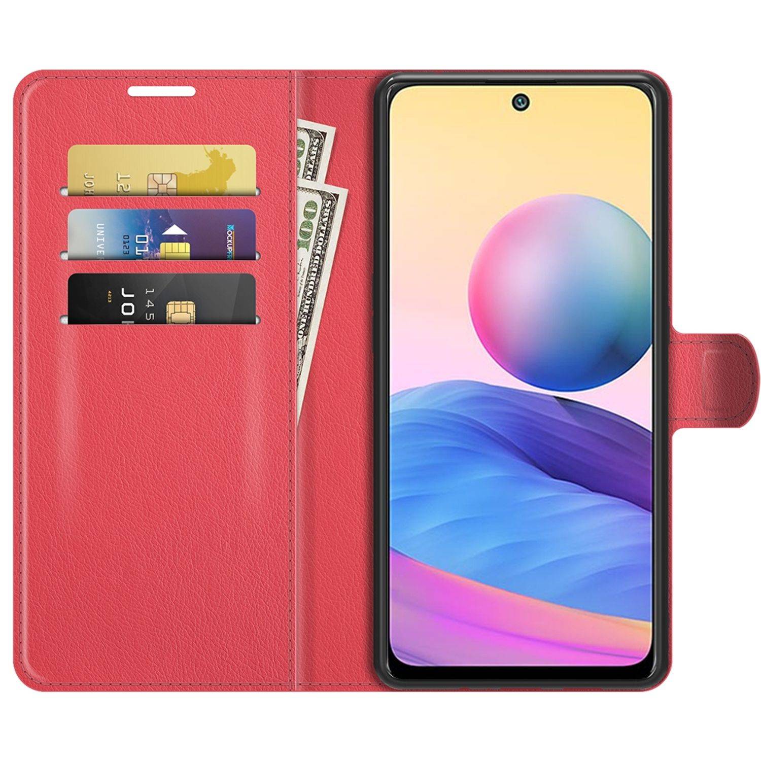 Xiaomi Redmi Note 10 5G Schutzhülle Handyhülle Rot