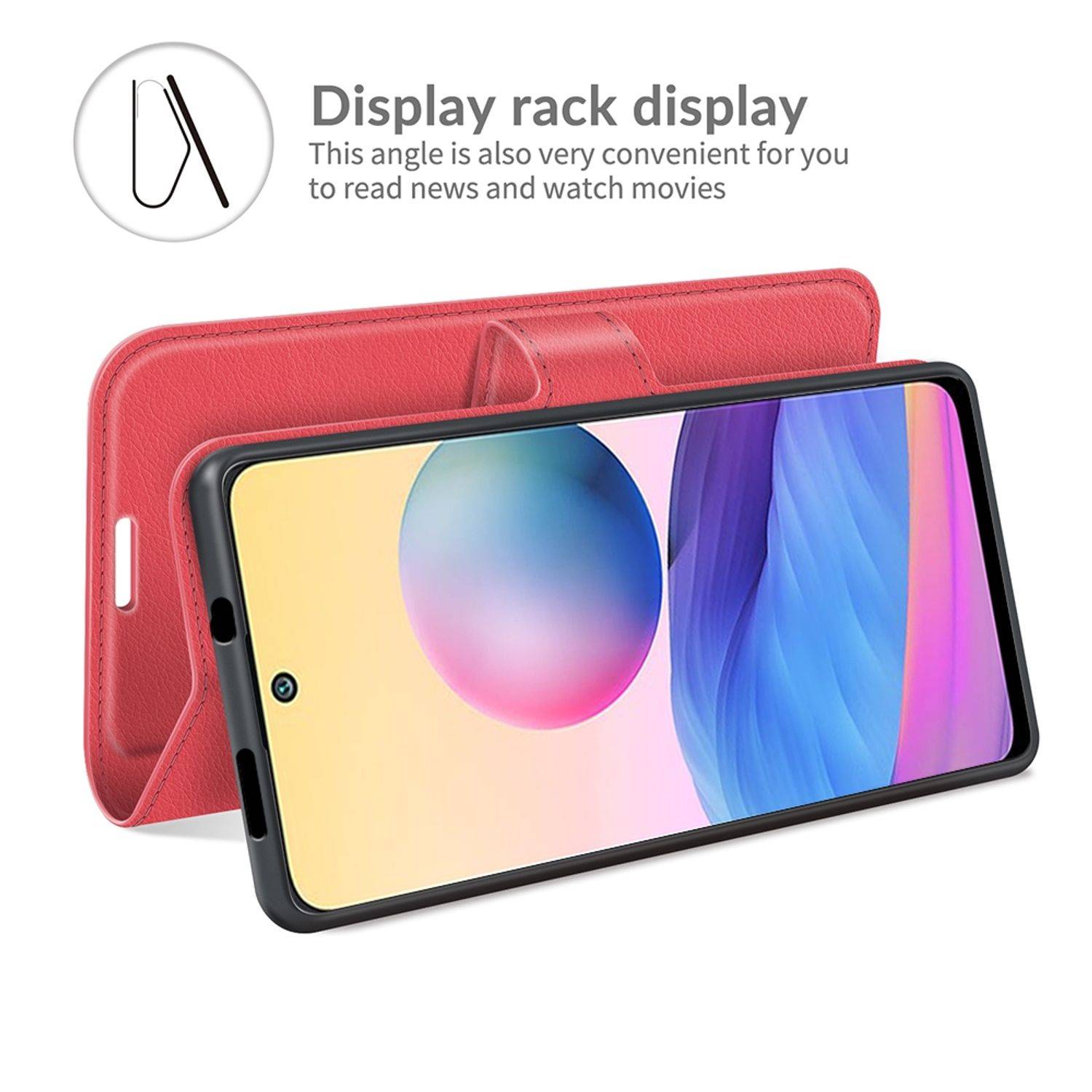 Xiaomi Redmi Note 10 5G Schutzhülle Handyhülle Rot