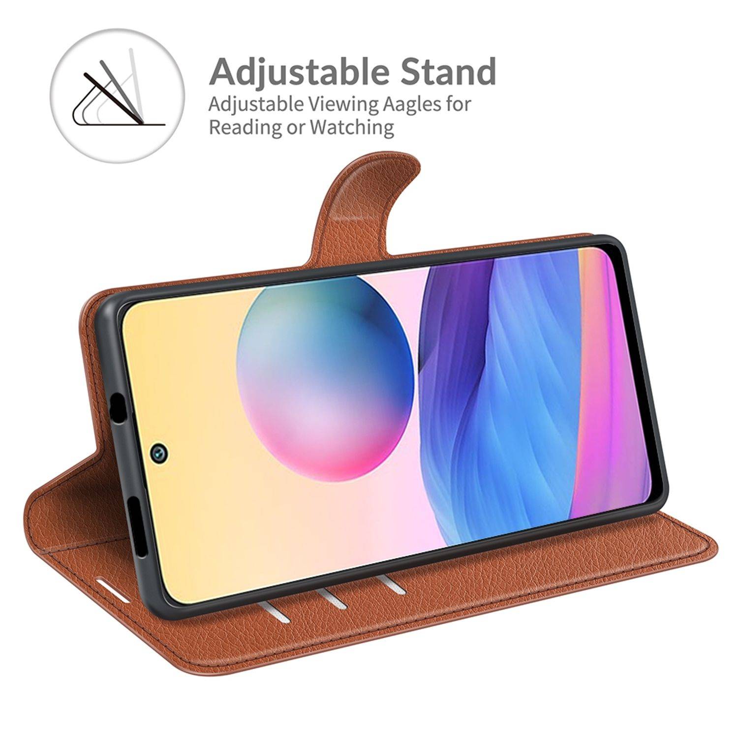 Xiaomi Redmi Note 10 5G Schutzhülle Handyhülle Braun