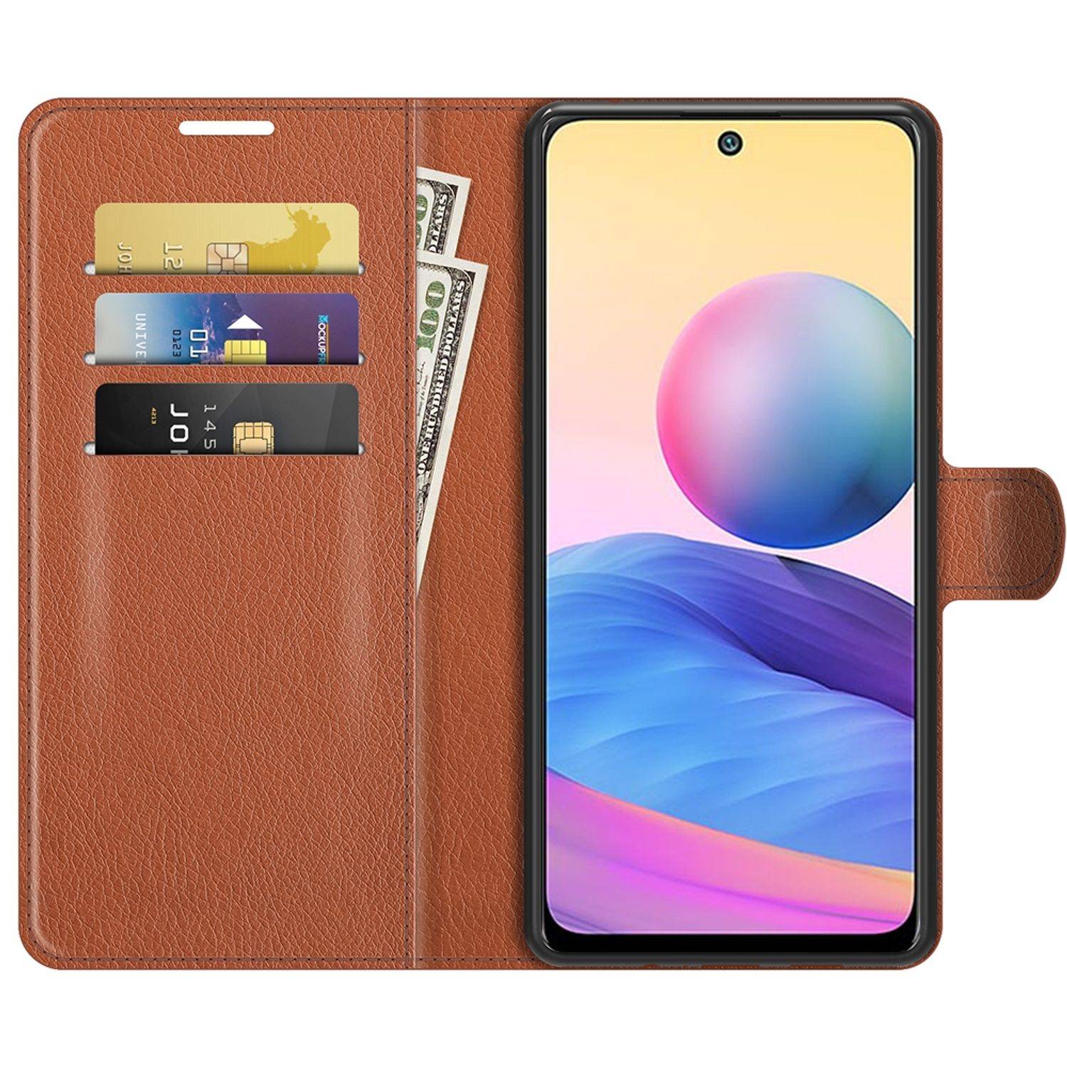 Xiaomi Redmi Note 10 5G Schutzhülle Handyhülle Braun