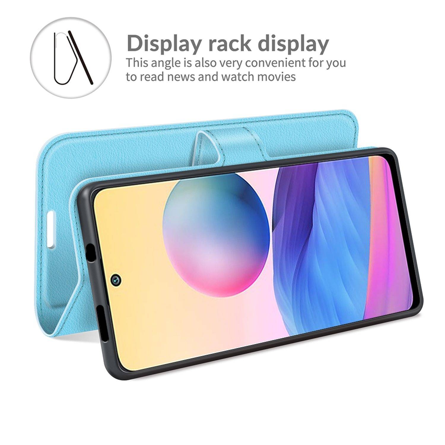 Xiaomi Redmi Note 10 5G Schutzhülle Handyhülle Blau