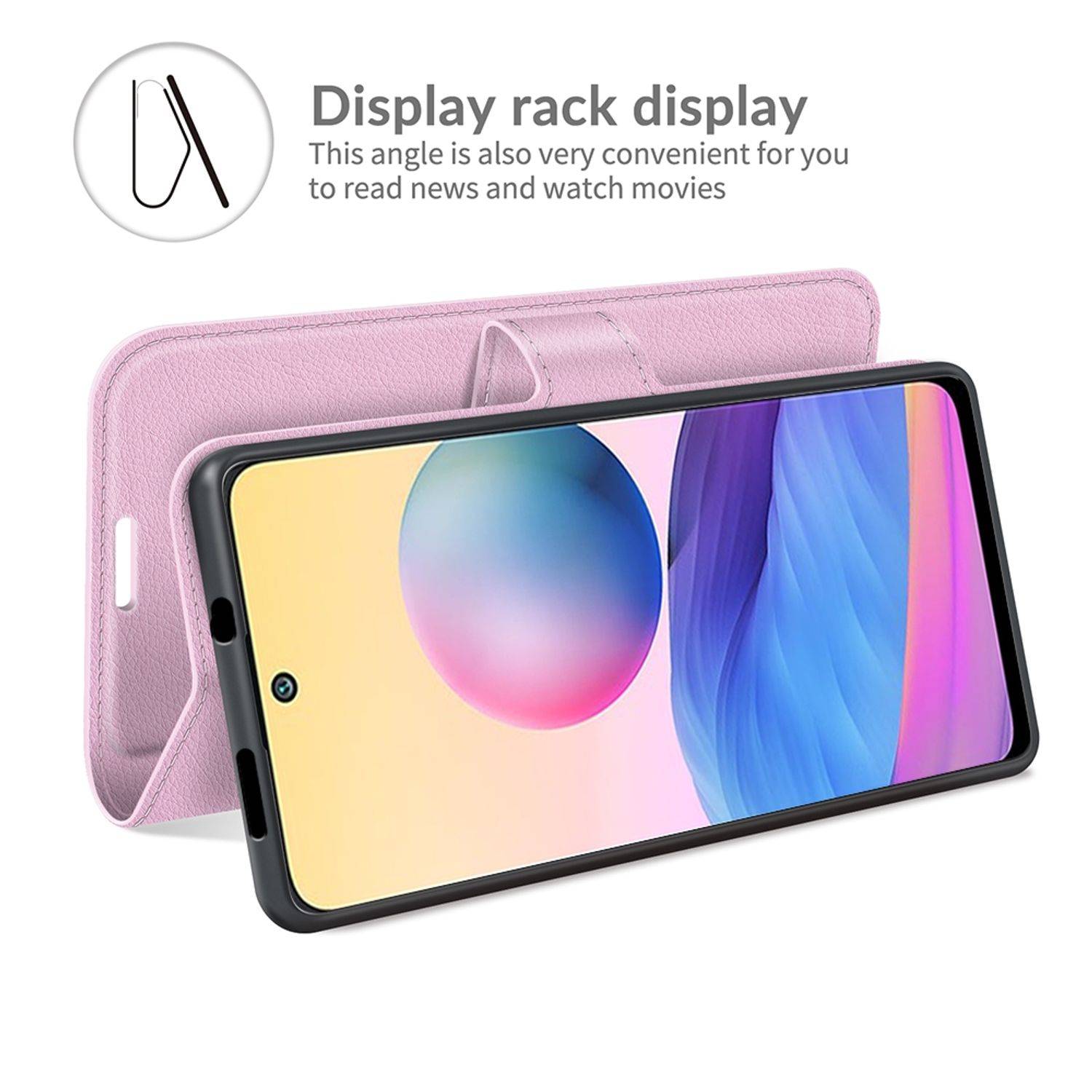 Xiaomi Redmi Note 10 5G Schutzhülle Handyhülle Rosa