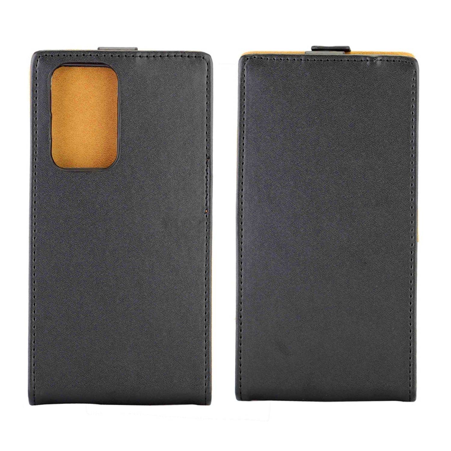 Samsung Galaxy Note 20 Ultra Handyhülle Flip Case Bookcover Schwarz