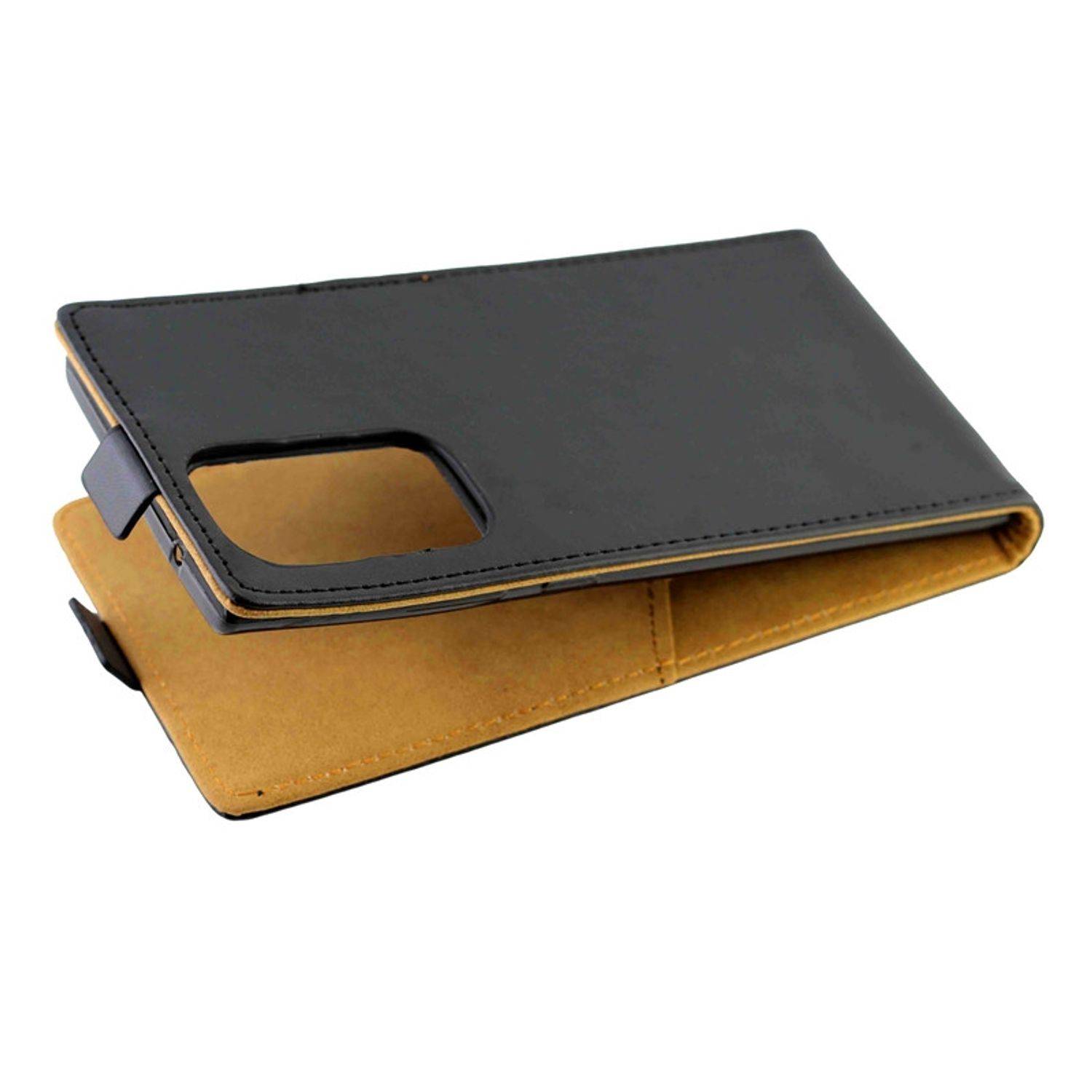 Samsung Galaxy Note 20 Ultra Handyhülle Flip Case Bookcover Schwarz