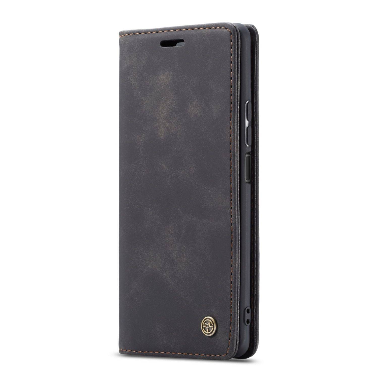 Huawei P40 Lite Handyhülle Schutztasche Bookcover Schwarz