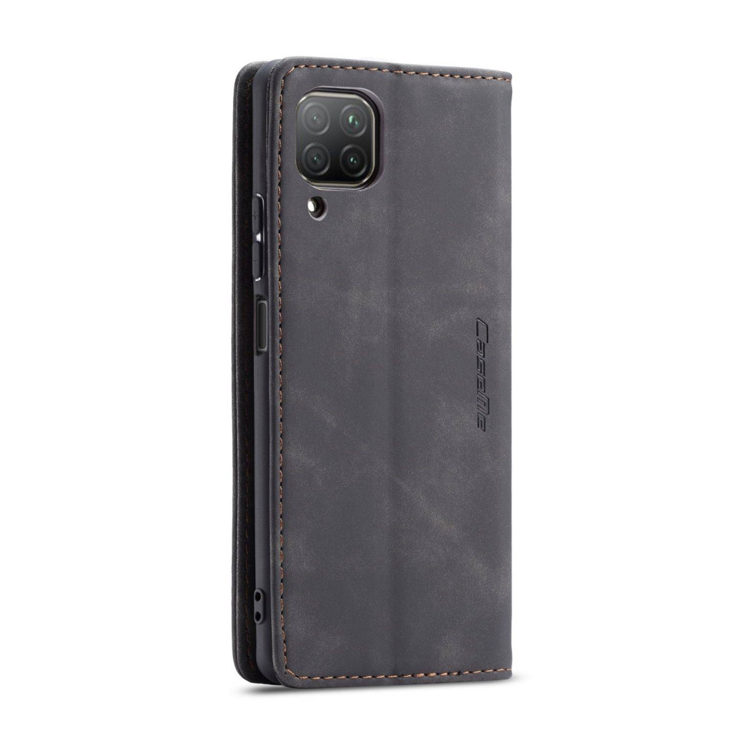 Huawei P40 Lite Handyhülle Schutztasche Bookcover Schwarz