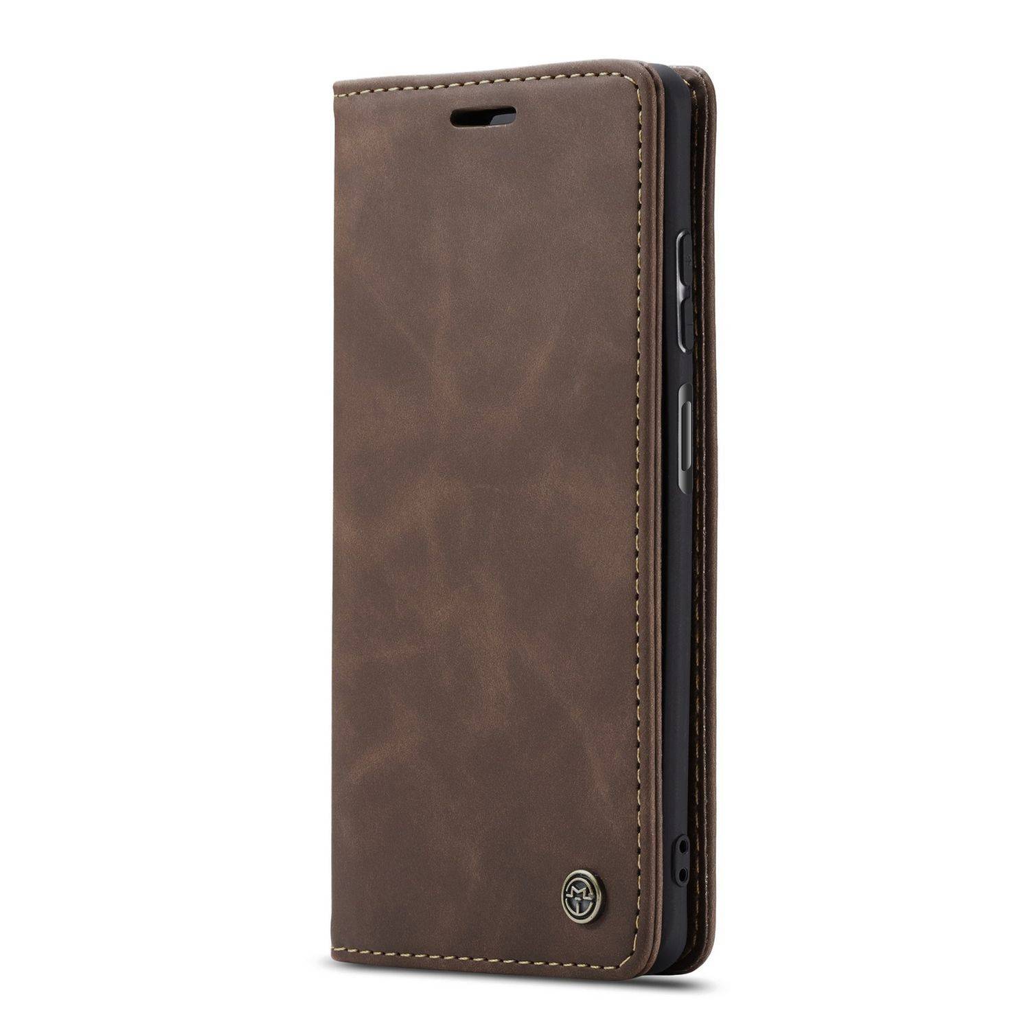 Huawei P smart 2021 Handyhülle Schutztasche Bookcover Braun