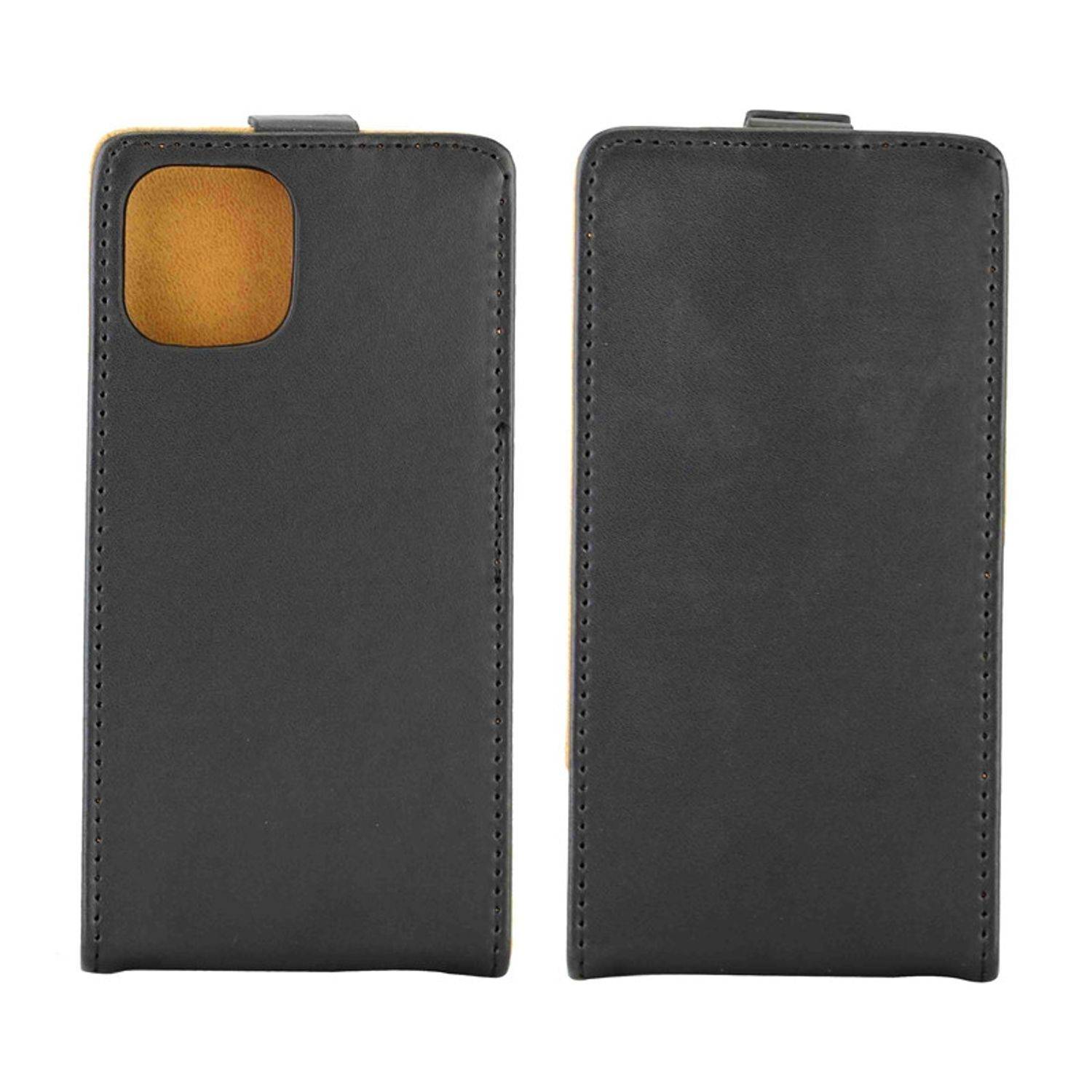 Apple iPhone 12 Pro Handyhülle Flip Case Bookcover Schwarz