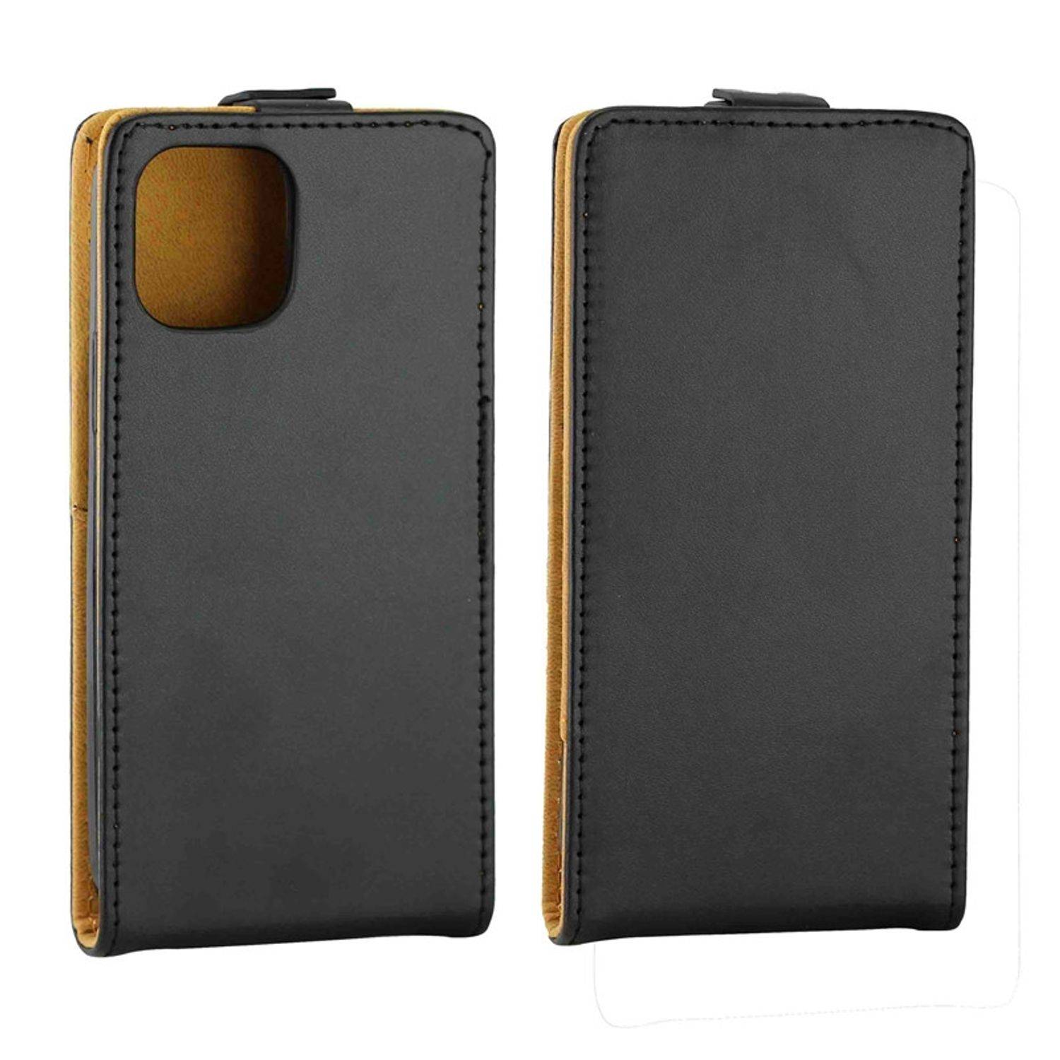 Apple iPhone 12 Pro Max Handyhülle Flip Case Bookcover Schwarz