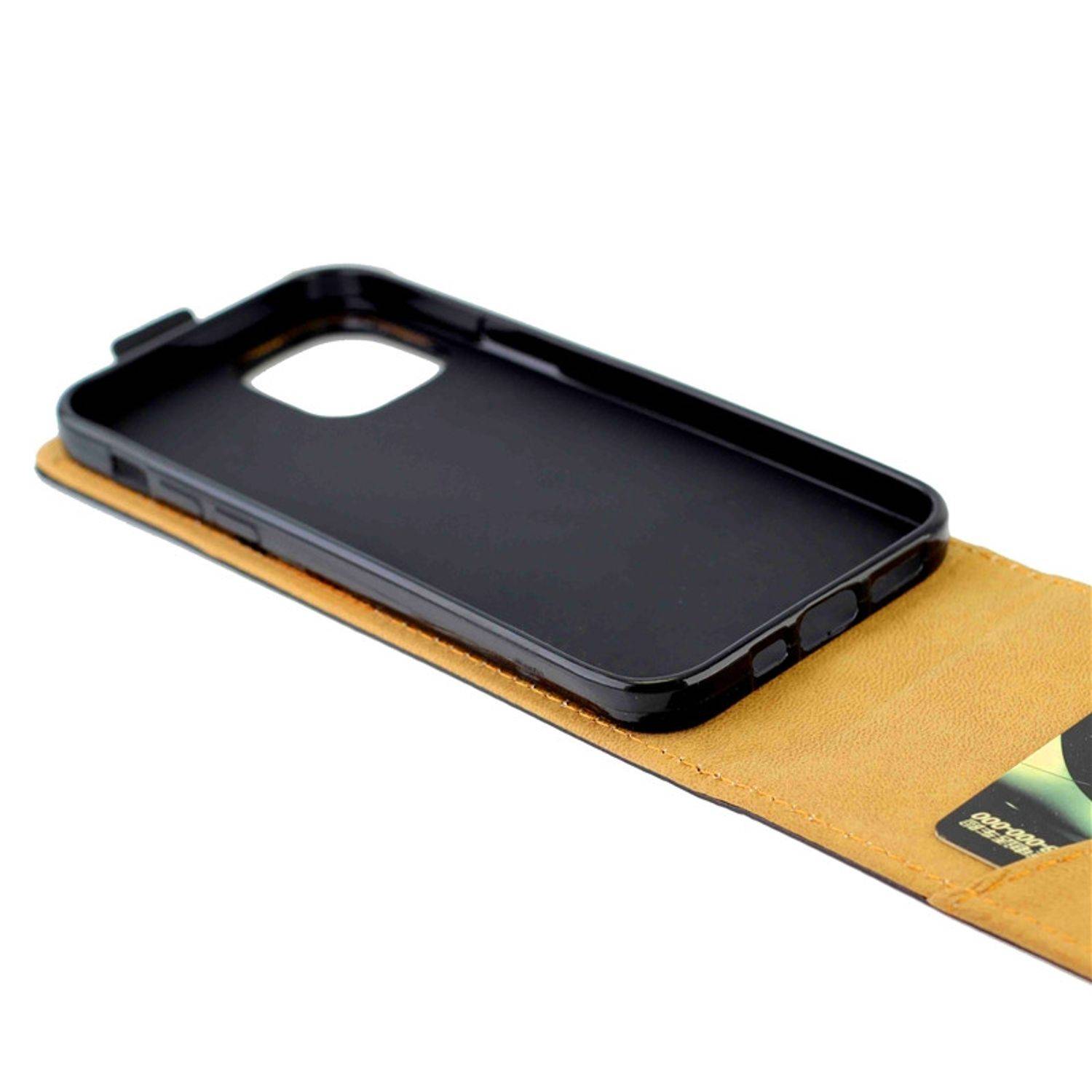 Apple iPhone 12 Pro Max Handyhülle Flip Case Bookcover Schwarz