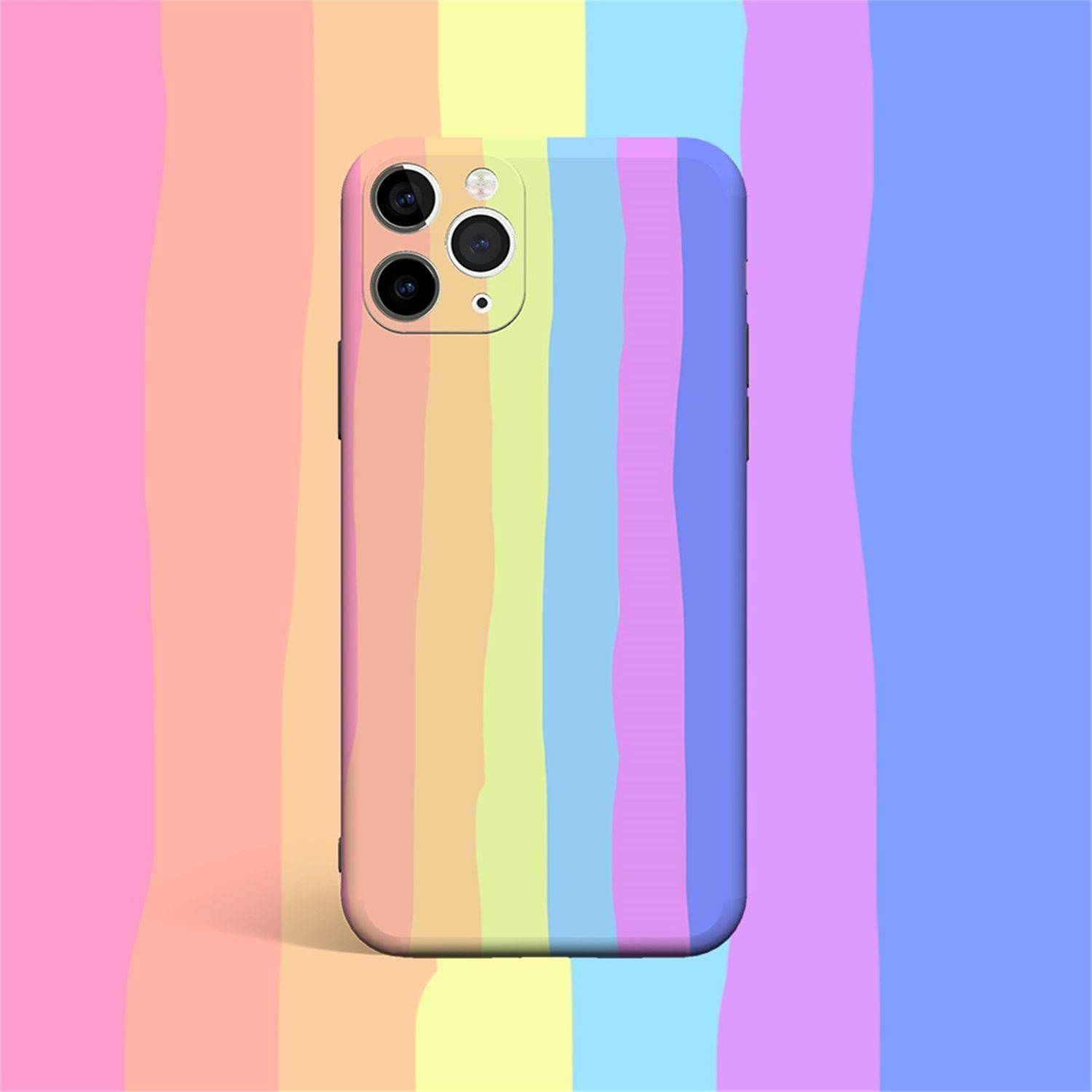Hülle kompatibel mit Apple iPhone 12 Pro Max Kunststoff Soft Handyhülle - Handy Case Mehrfarbig