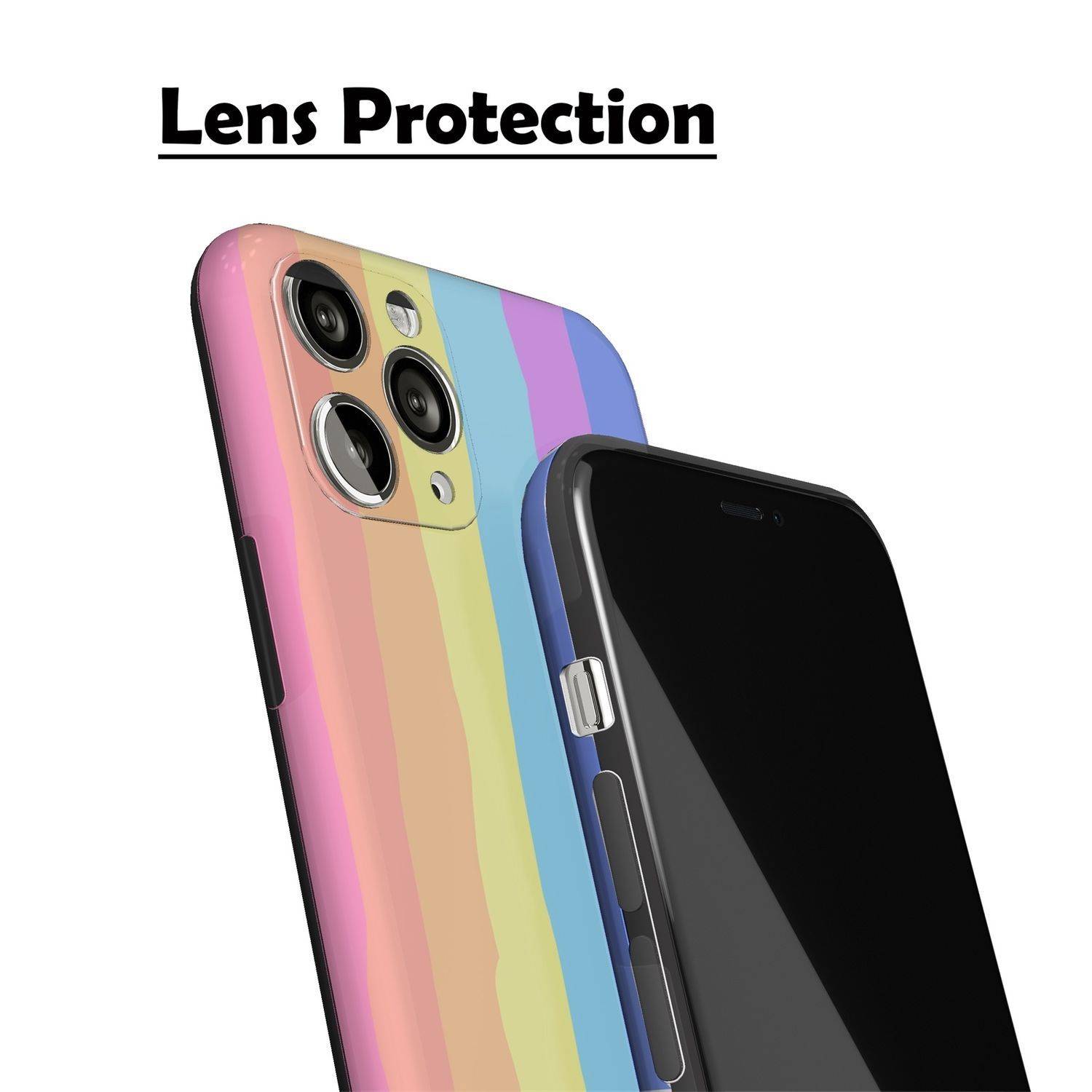Hülle kompatibel mit Apple iPhone 12 Pro Max Kunststoff Soft Handyhülle - Handy Case Mehrfarbig