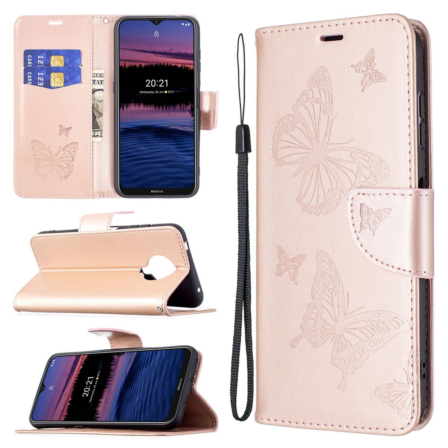 Nokia G20 Schutzhülle Handyhülle Rosa