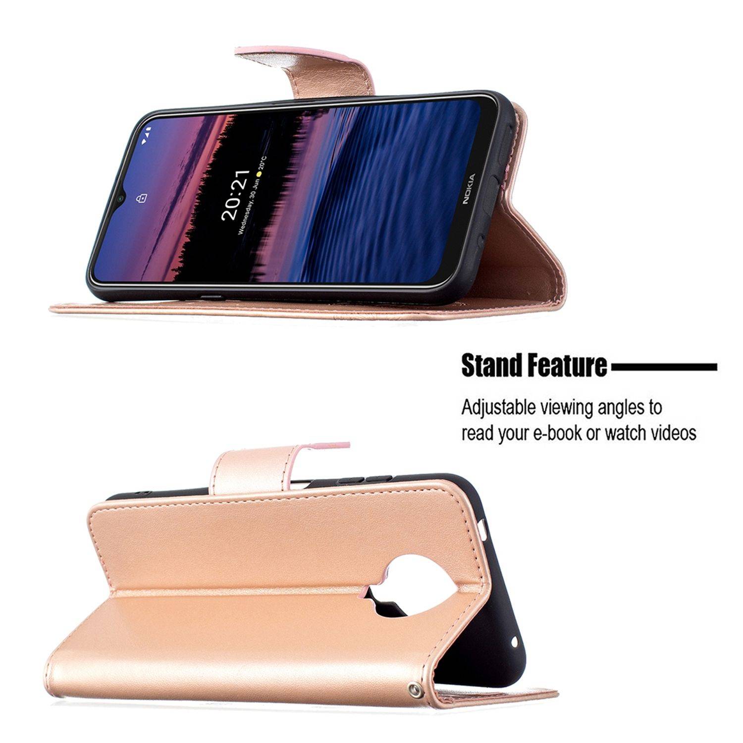Nokia G20 Schutzhülle Handyhülle Rosa