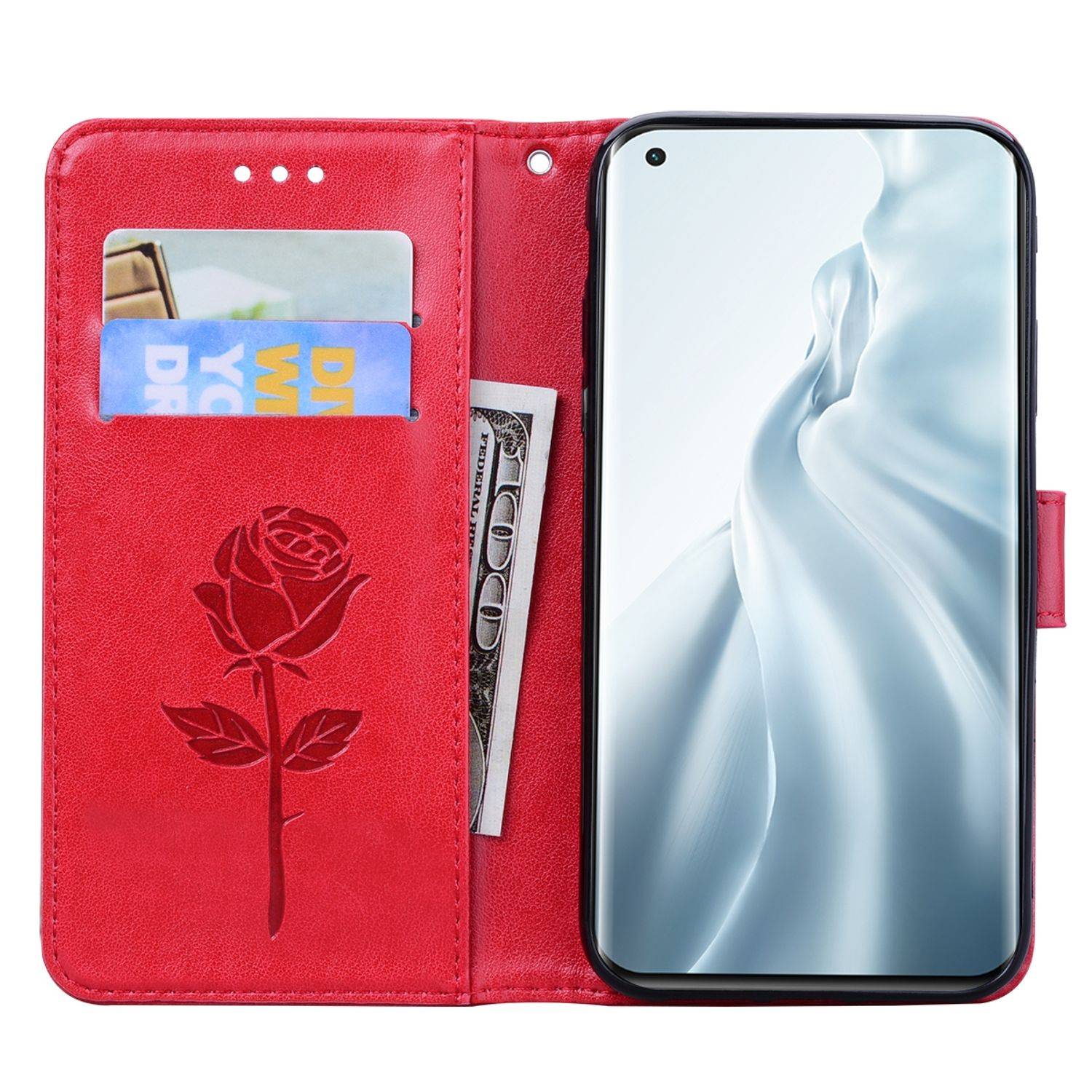Xiaomi Mi 11 Lite Schutzhülle Handyhülle Rot