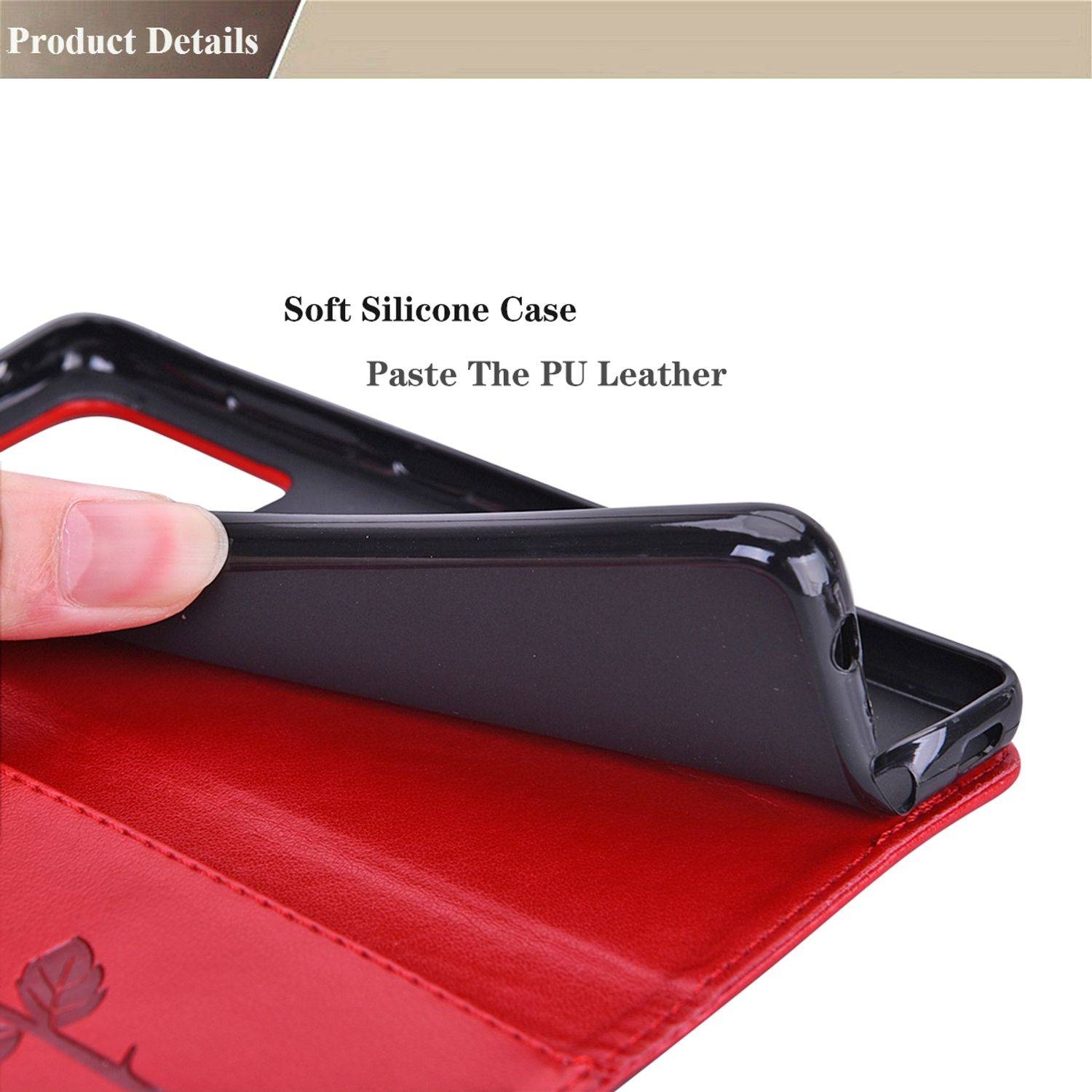 Xiaomi Mi 11 Lite Schutzhülle Handyhülle Rot