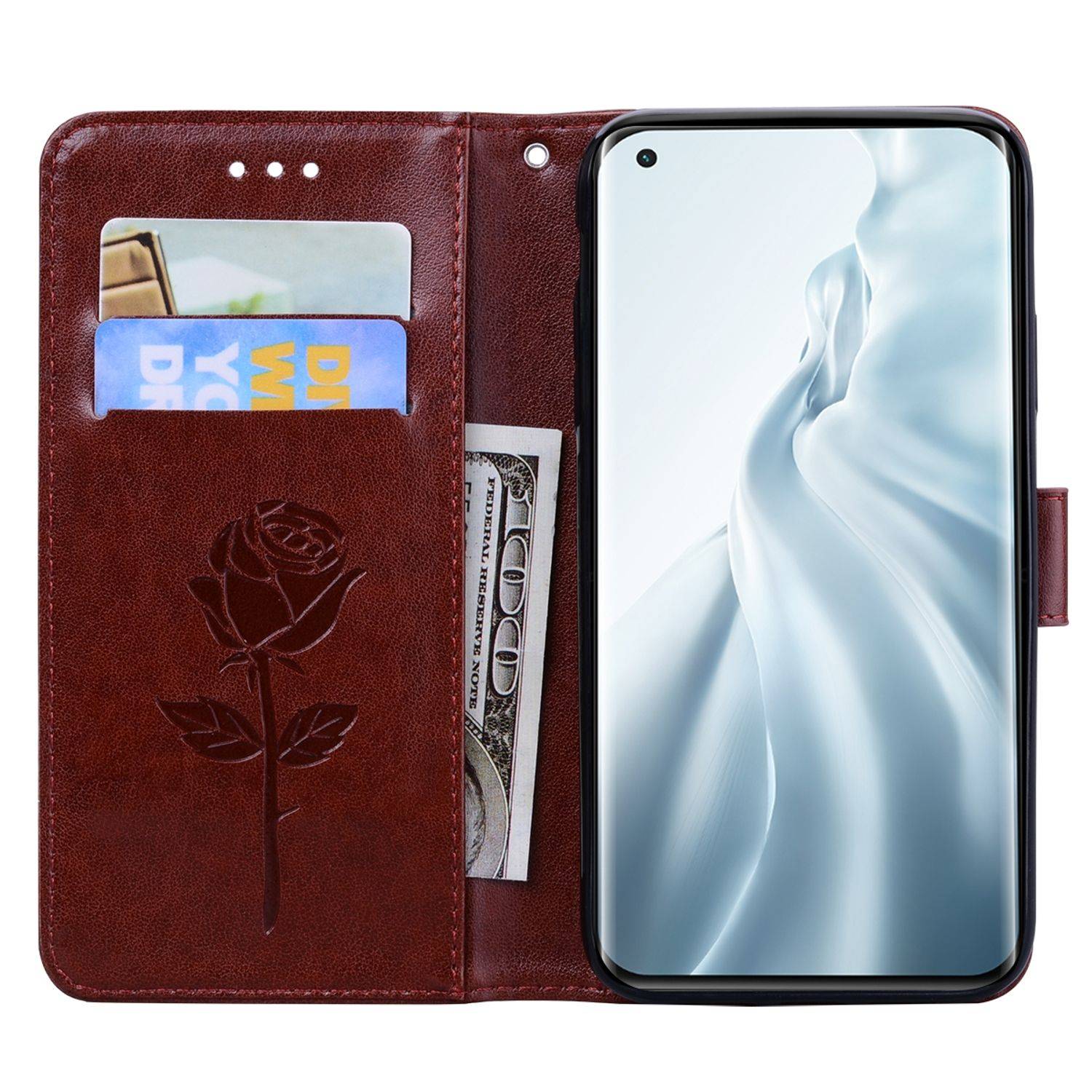 Xiaomi Mi 11 Lite Schutzhülle Handyhülle Braun