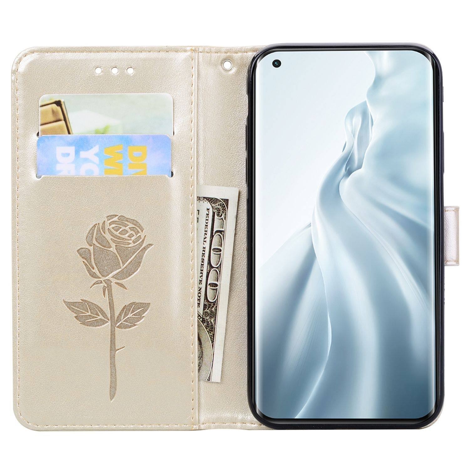 Xiaomi Mi 11 Lite Schutzhülle Handyhülle Gold