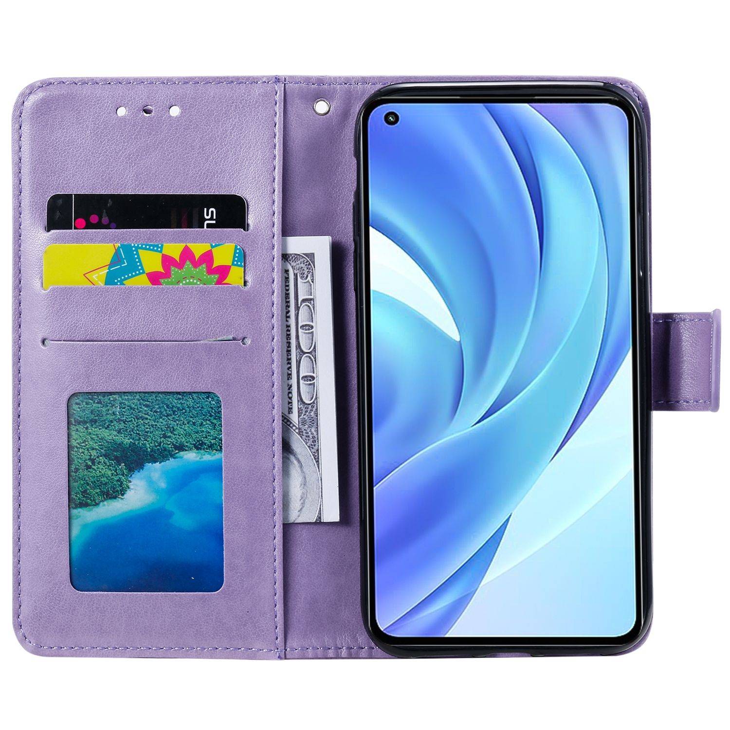 Xiaomi Mi 11 Lite Schutzhülle Handyhülle Violett