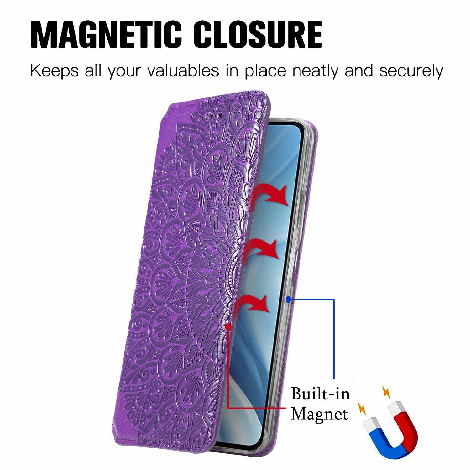 Xiaomi Mi 11 Lite Schutzhülle Handyhülle Violett