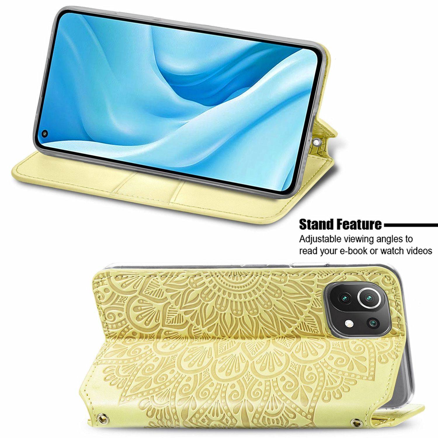 Xiaomi Mi 11 Lite Schutzhülle Handyhülle Gelb