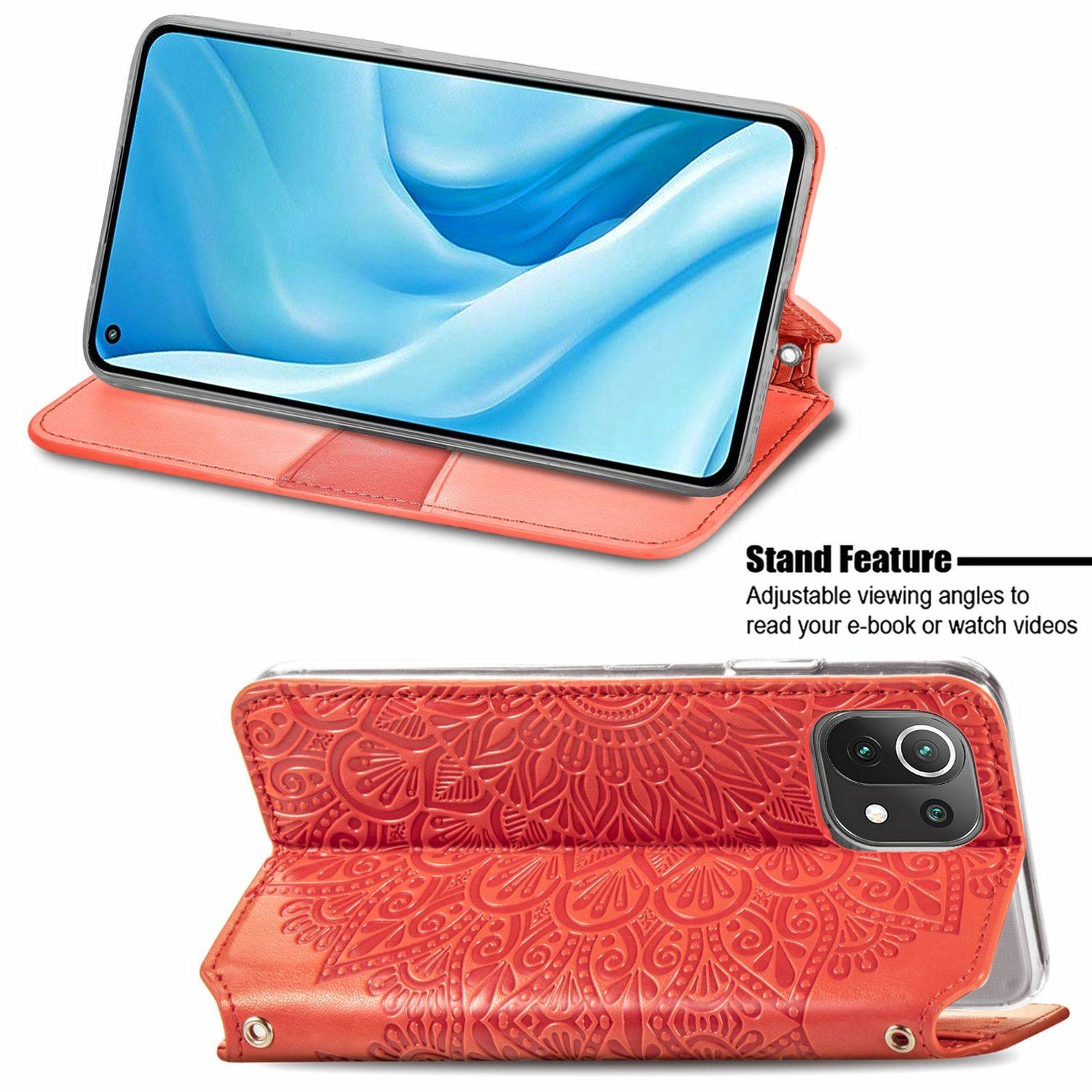 Xiaomi Mi 11 Lite Schutzhülle Handyhülle Rot