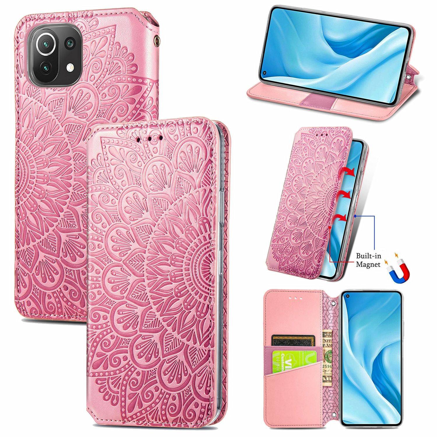 Xiaomi Mi 11 Lite Schutzhülle Handyhülle Rosa