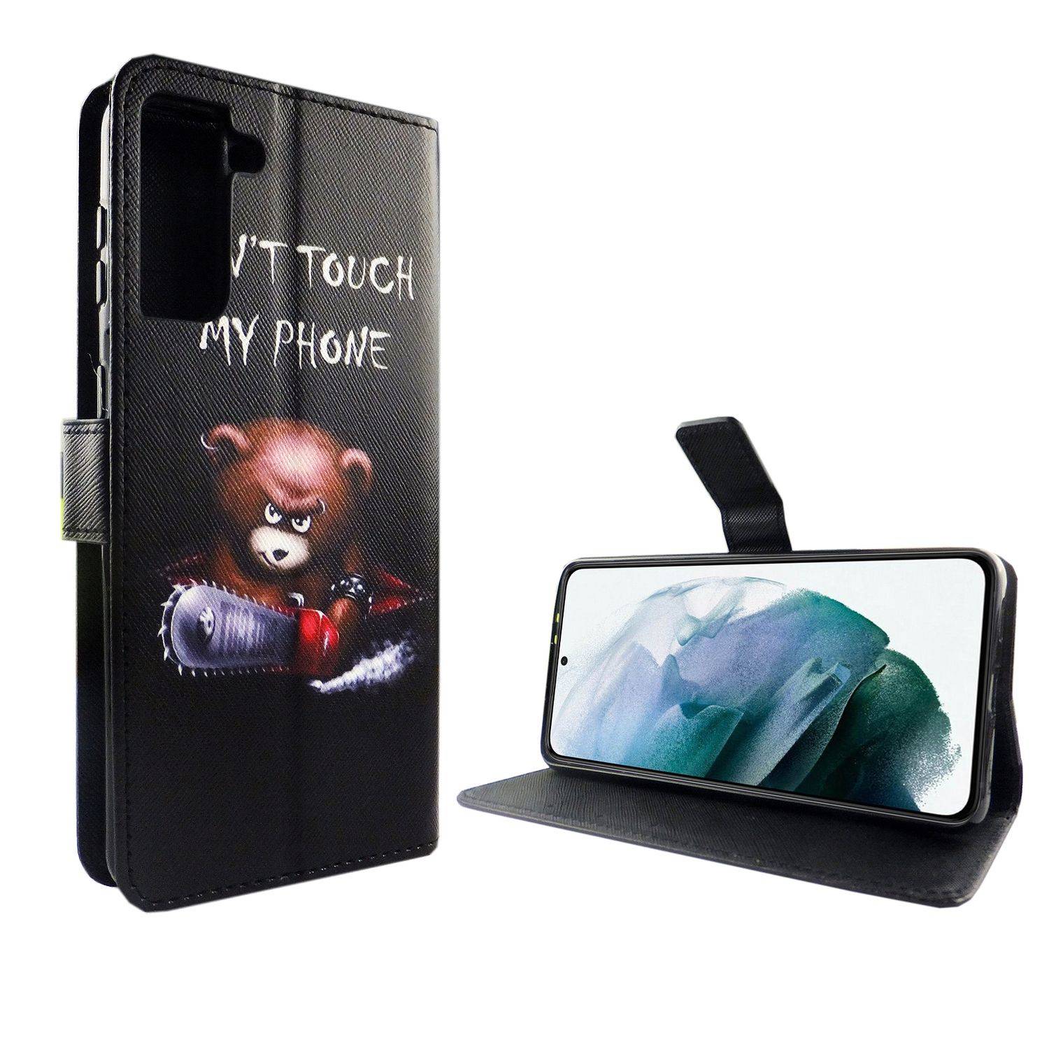 Samsung Galaxy S21 Plus Handyhülle Bookcover Schwarz