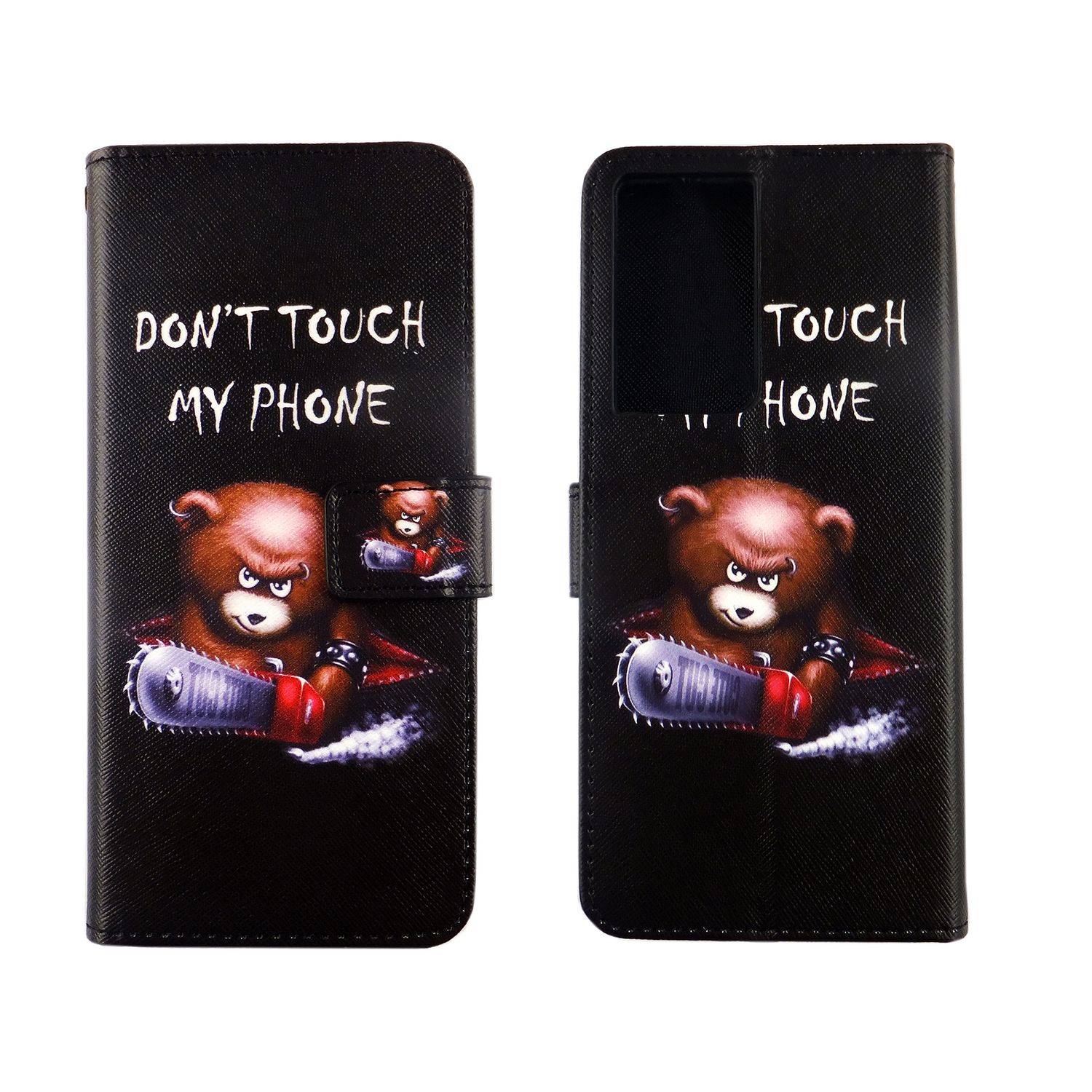 Samsung Galaxy S21 Ultra Handyhülle Bookcover Schwarz